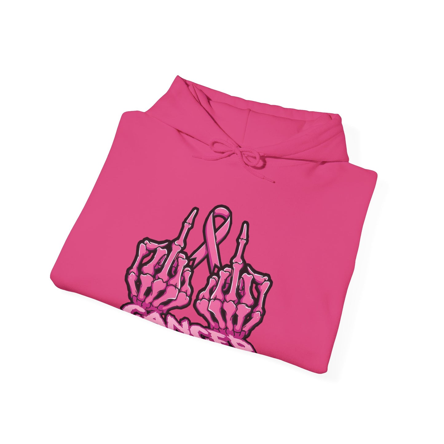 Fk Breast Cancer Hooded Sweatshirt, Supportive Apparel, Gift for Cancer Fighters, Unisex Hoodie, Comfortable & Stylish