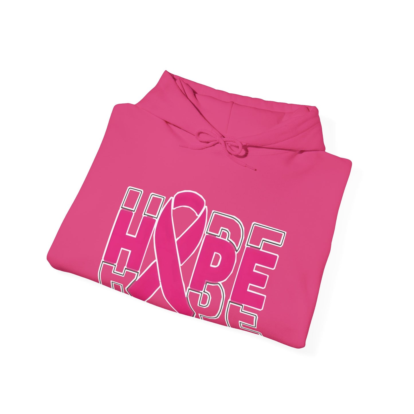 Hope Awareness Hoodie, Breast Cancer Support Sweatshirt, Inspirational Gift, Cozy Pullover, Unisex Hoodie, Everyday Wear