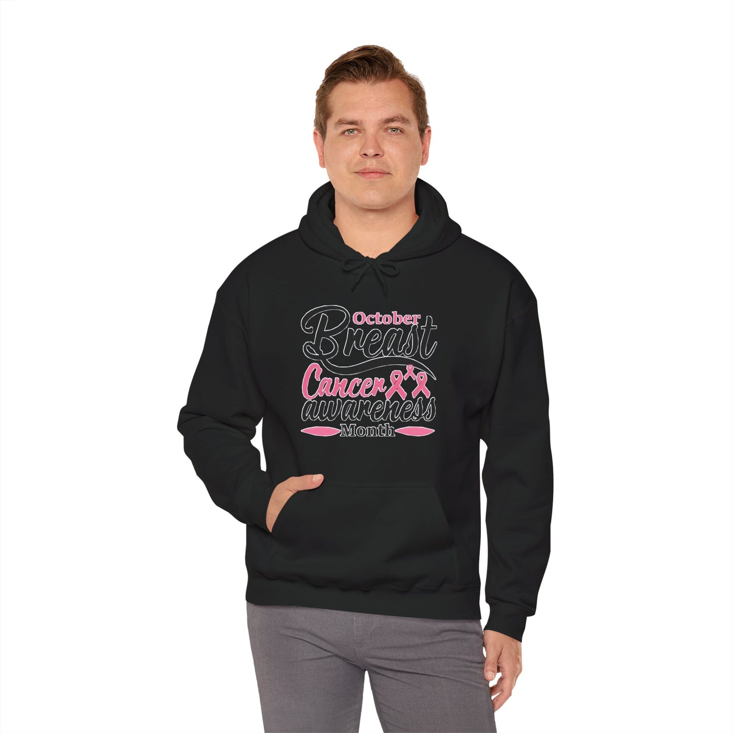 Breast Cancer Awareness Hoodie, October Awareness Sweatshirt, Supportive Apparel, Unisex Fashion, Gift for Her