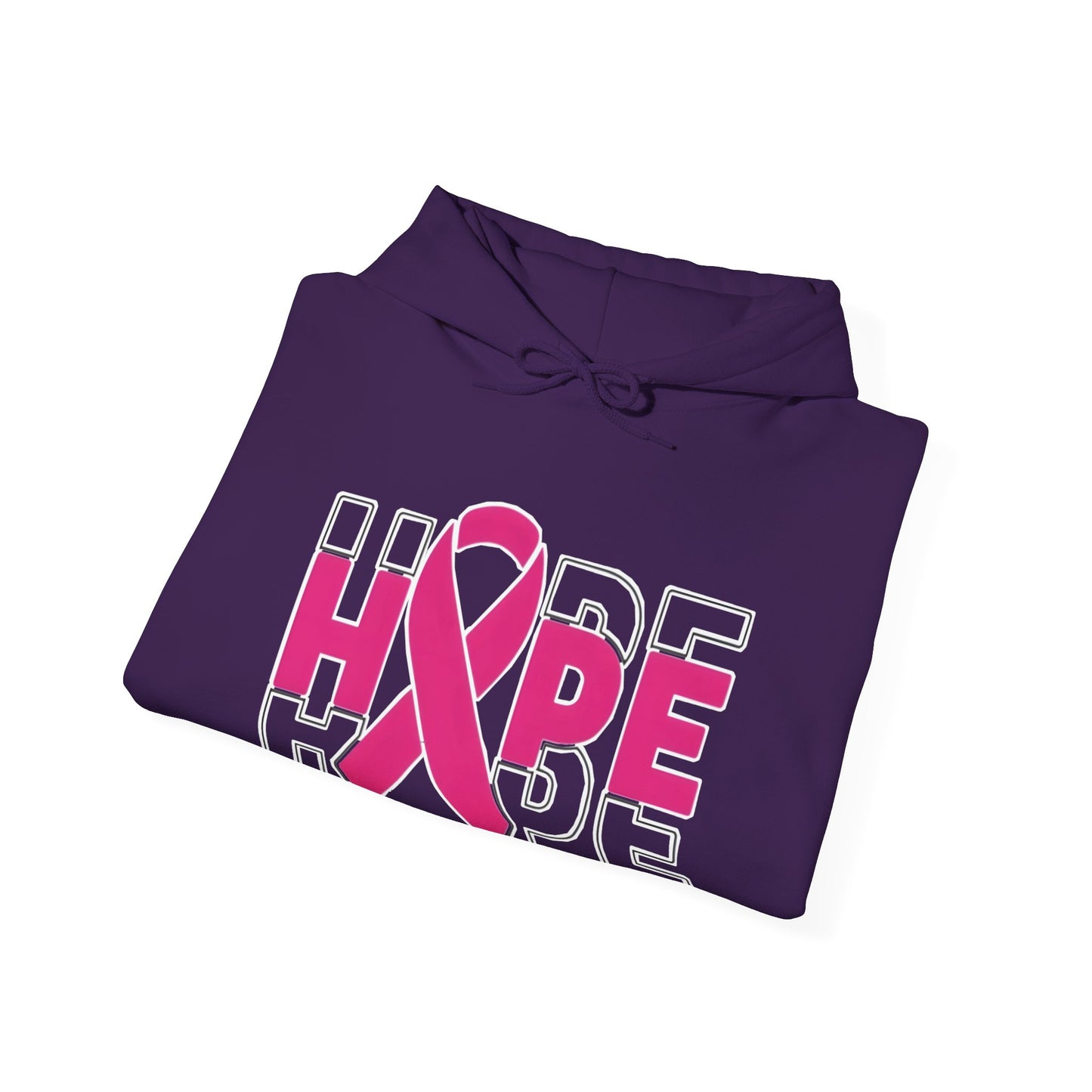 Hope Awareness Hoodie, Breast Cancer Support Sweatshirt, Inspirational Gift, Cozy Pullover, Unisex Hoodie, Everyday Wear