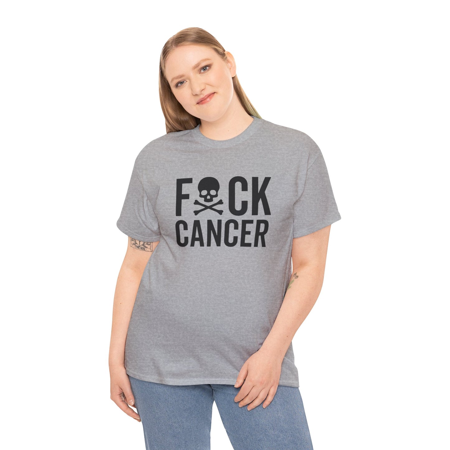 F*ck cancer Unisex Heavy Cotton Tee