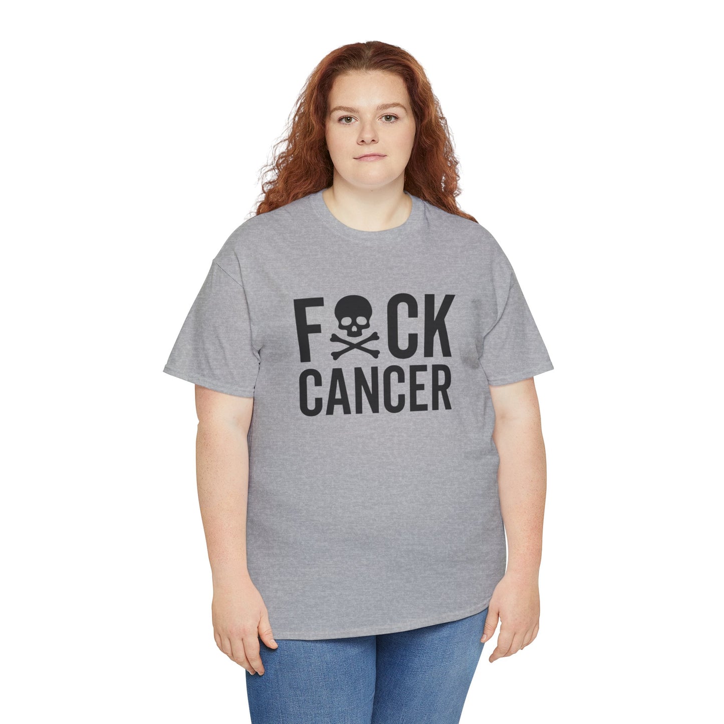 F*ck cancer Unisex Heavy Cotton Tee