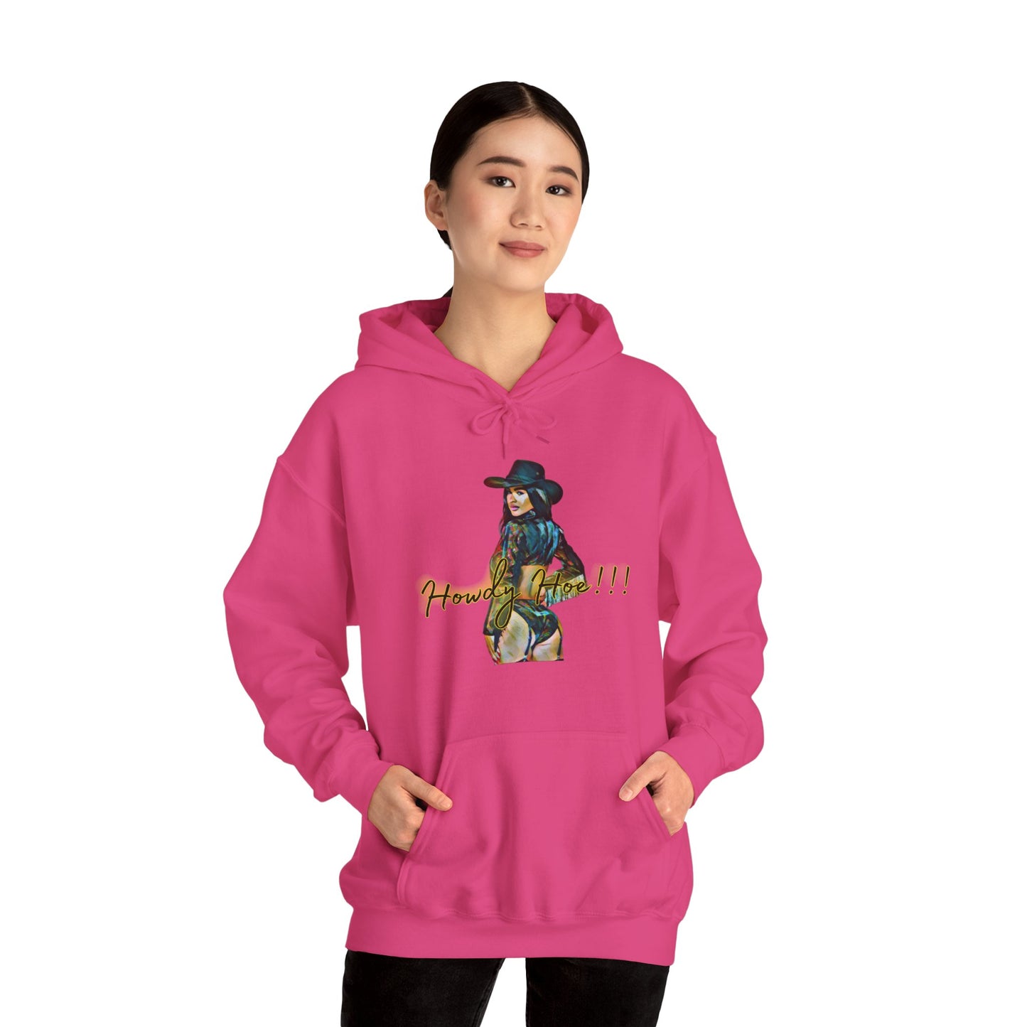 Howdy Hoe!! Unisex Heavy Blend™ Hooded Sweatshirt