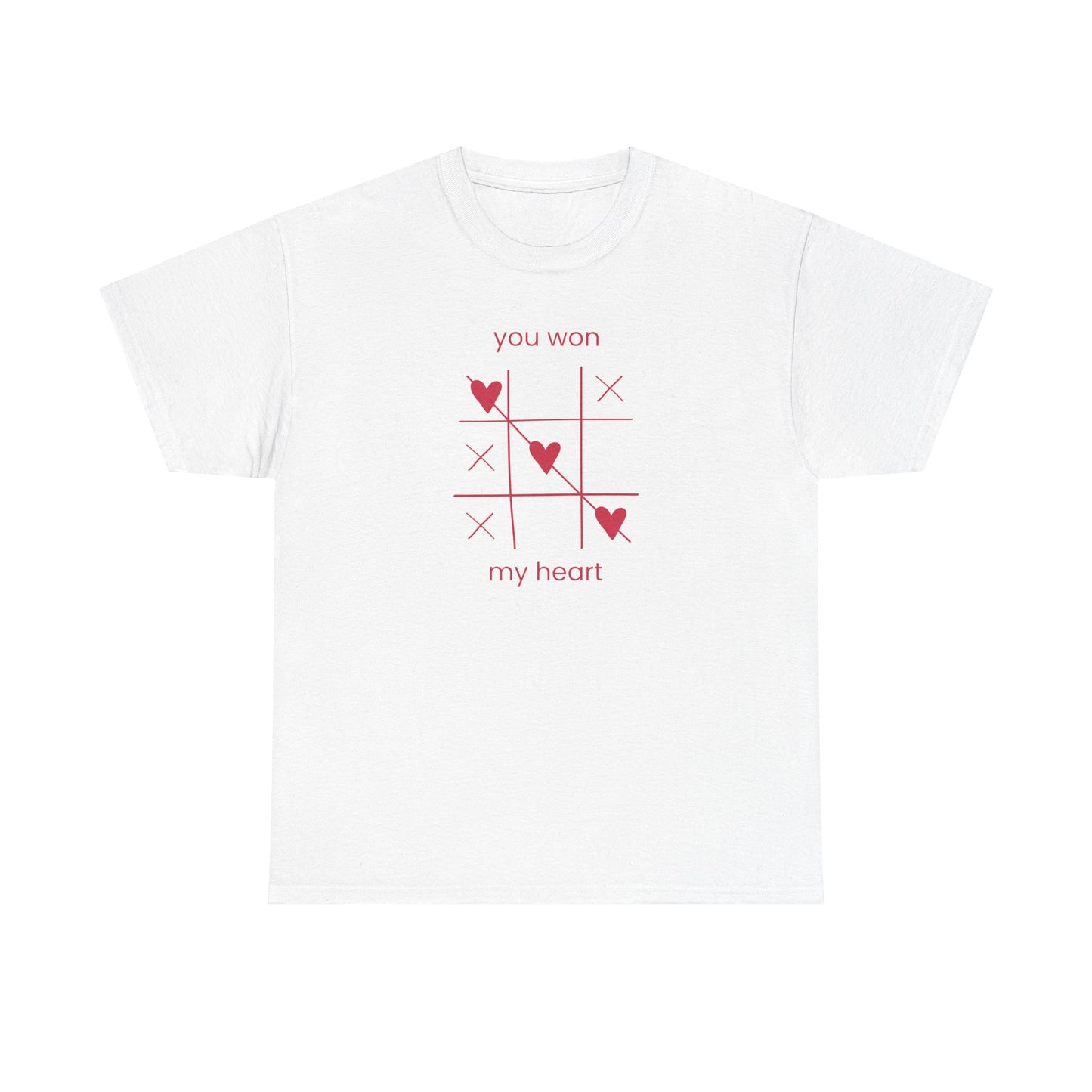 You won my heart Unisex Heavy Cotton Tee