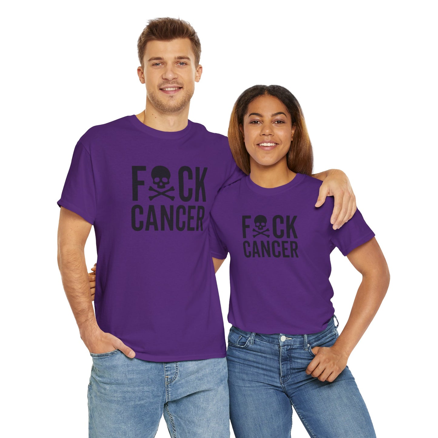 F*ck cancer Unisex Heavy Cotton Tee