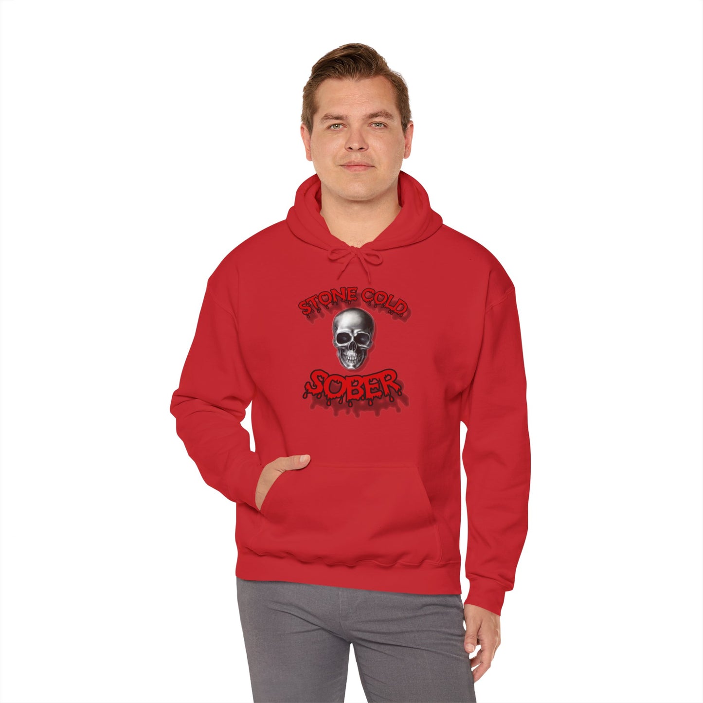 Stone Cold Sober Unisex Heavy Blend™ Hooded Sweatshirt