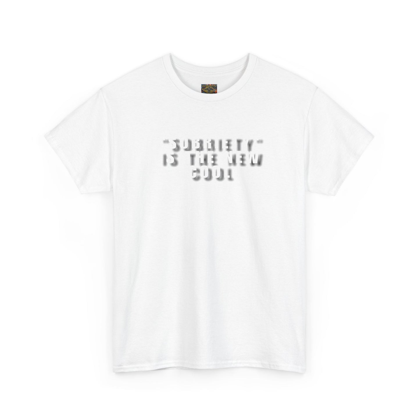 Sobriety is the new cool Unisex Heavy Cotton Tee