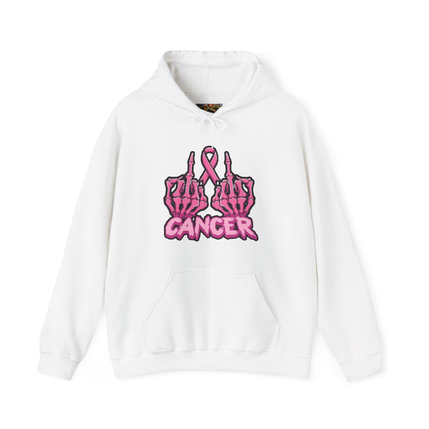 Fk Breast Cancer Hooded Sweatshirt, Supportive Apparel, Gift for Cancer Fighters, Unisex Hoodie, Comfortable & Stylish