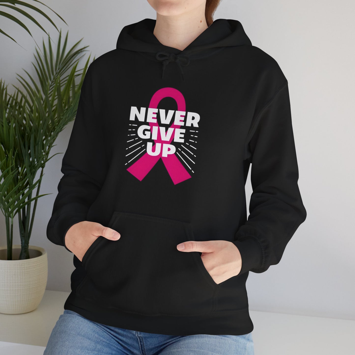 Never Give Up Breast Cancer Awareness Hoodie, Never Give Up Sweatshirt, Unisex Hoodie, Supportive Gift, Pink Ribbon Sweatshirt, Breast Cancer [...]