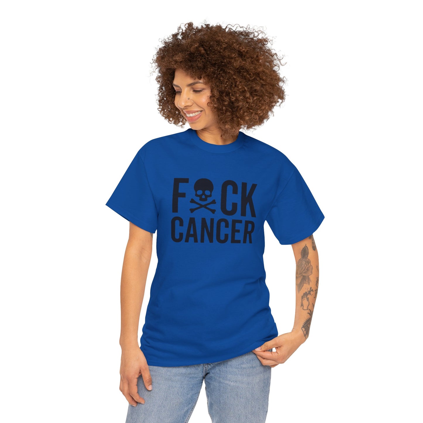 F*ck cancer Unisex Heavy Cotton Tee