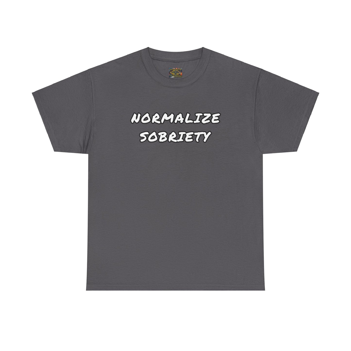 Normalize Sobriety Unisex Heavy Cotton Tee
