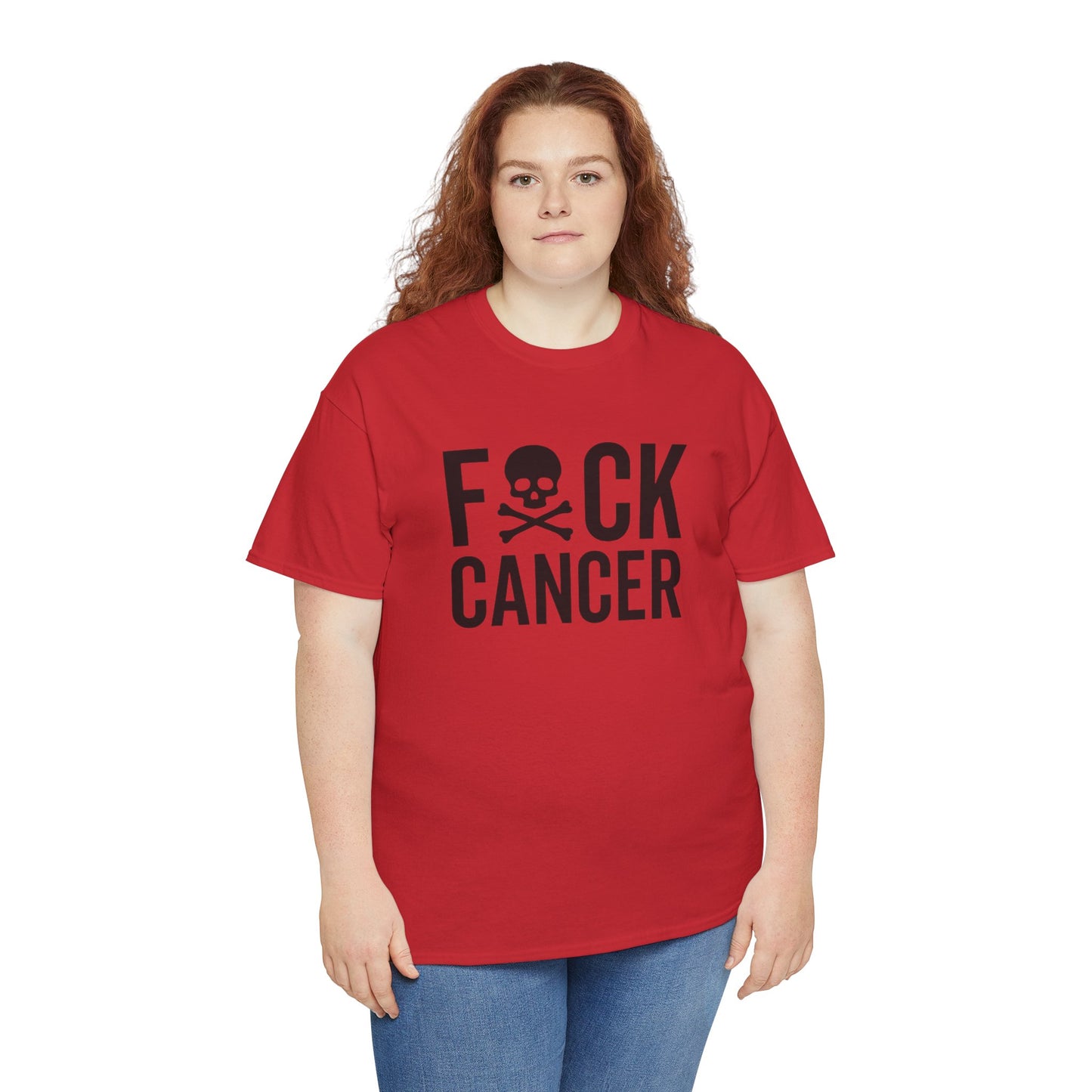 F*ck cancer Unisex Heavy Cotton Tee