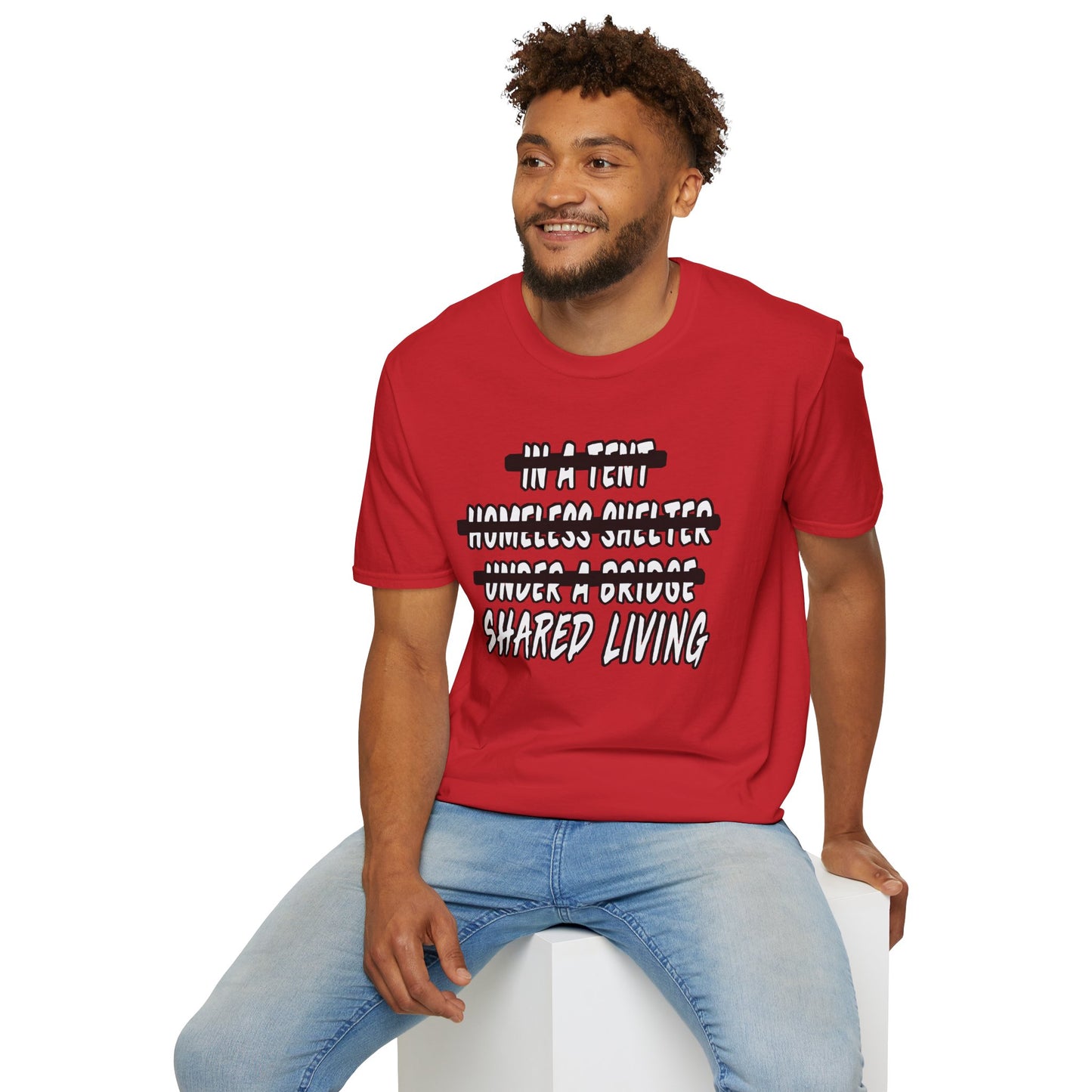 “Shared Living” unisex tee-shirt