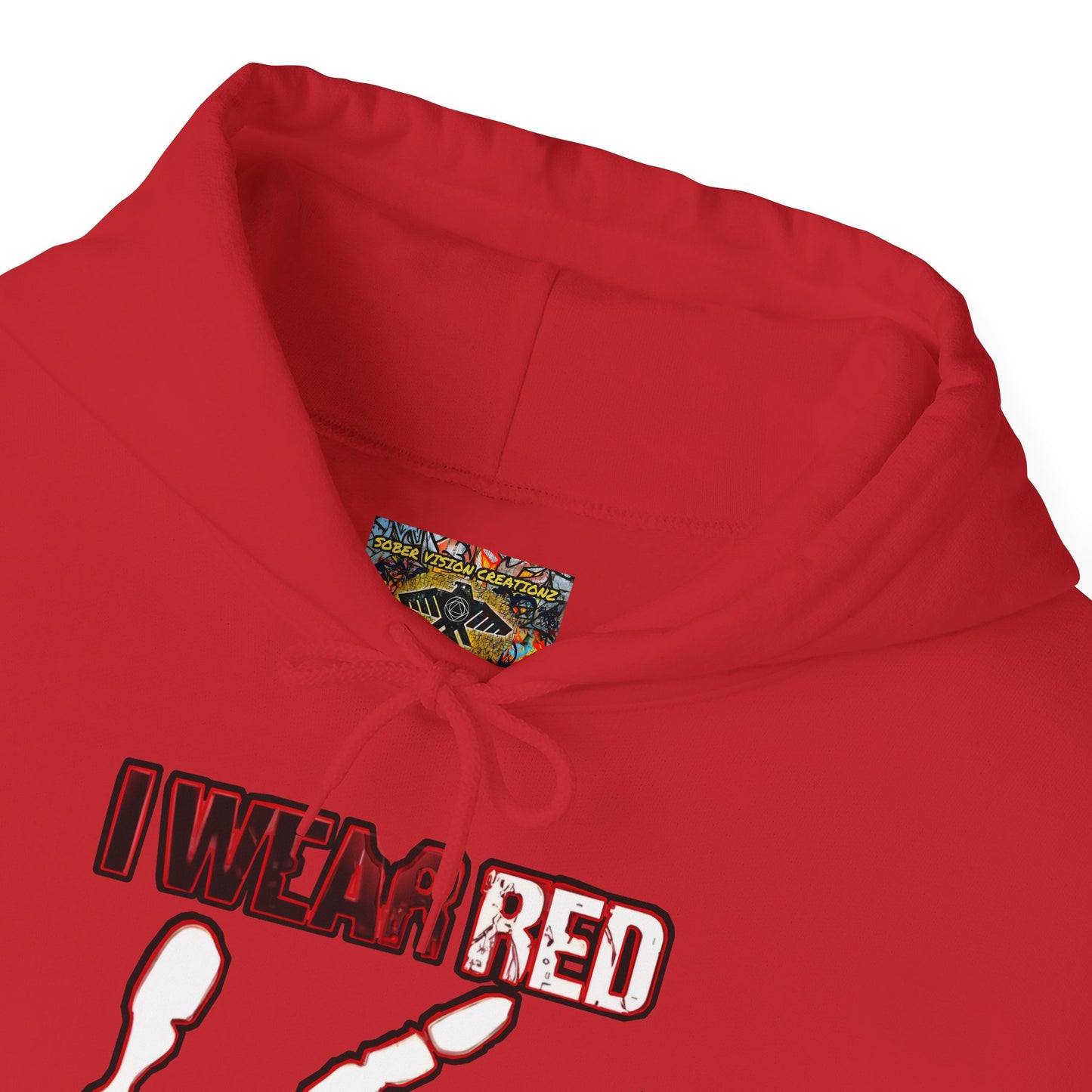I Wear Red For My Sisters Hoodie – Support Pullover