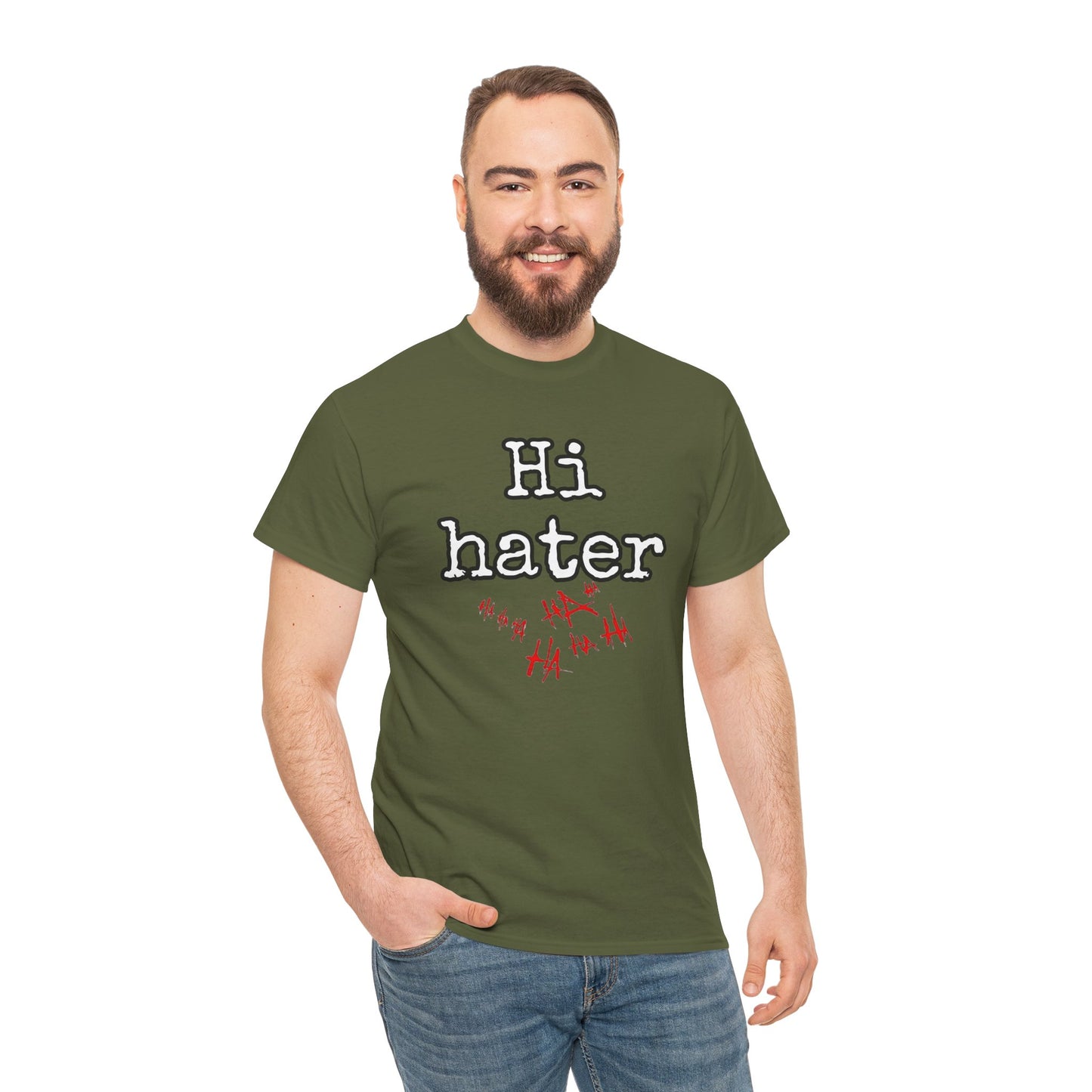Hi hater Unisex Heavy Cotton Tee