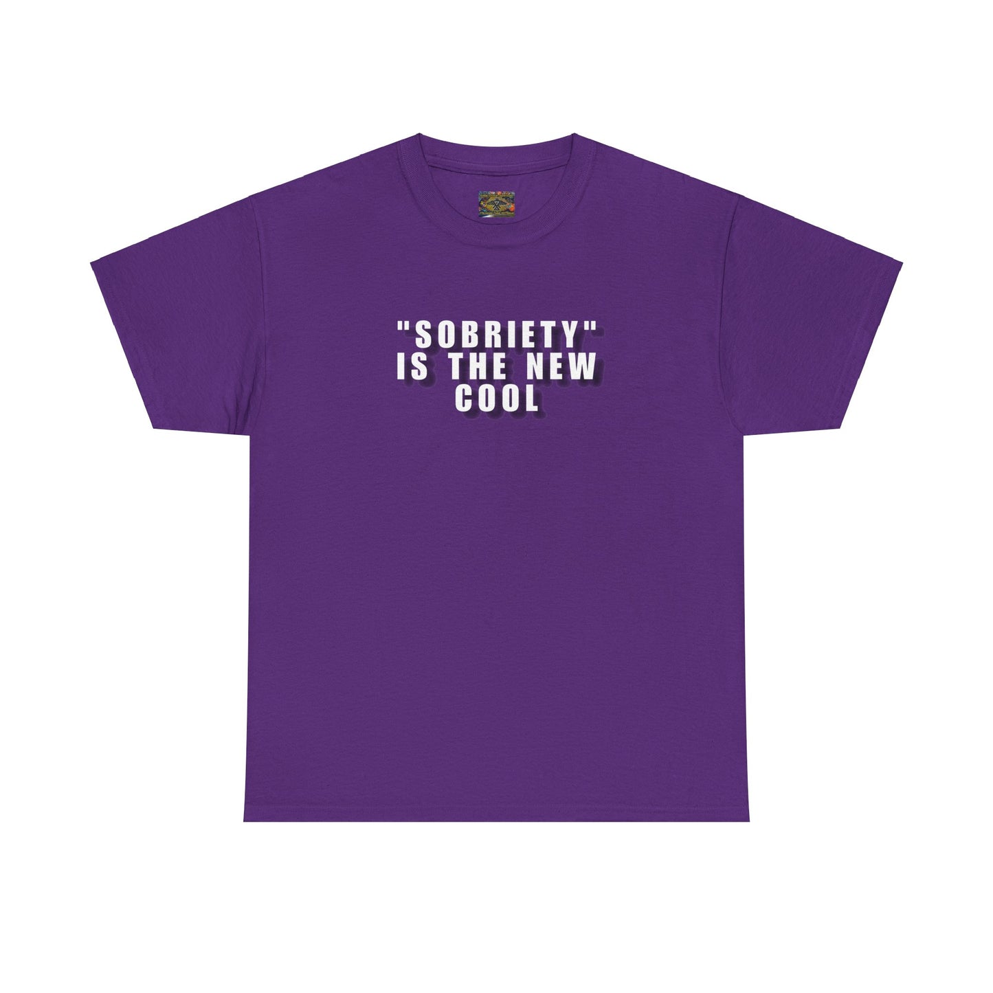 Sobriety is the new cool Unisex Heavy Cotton Tee