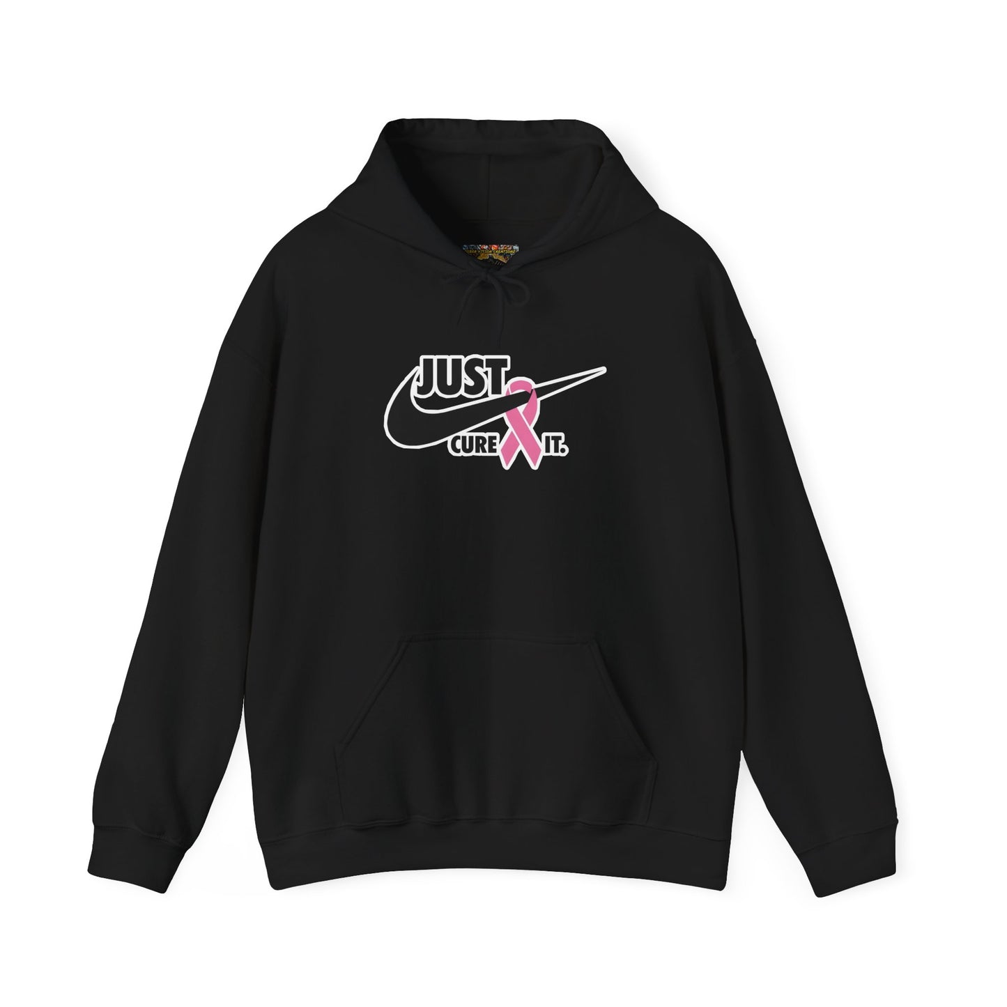 Just Cure It Unisex Hoodie - Support Breast Cancer Awareness