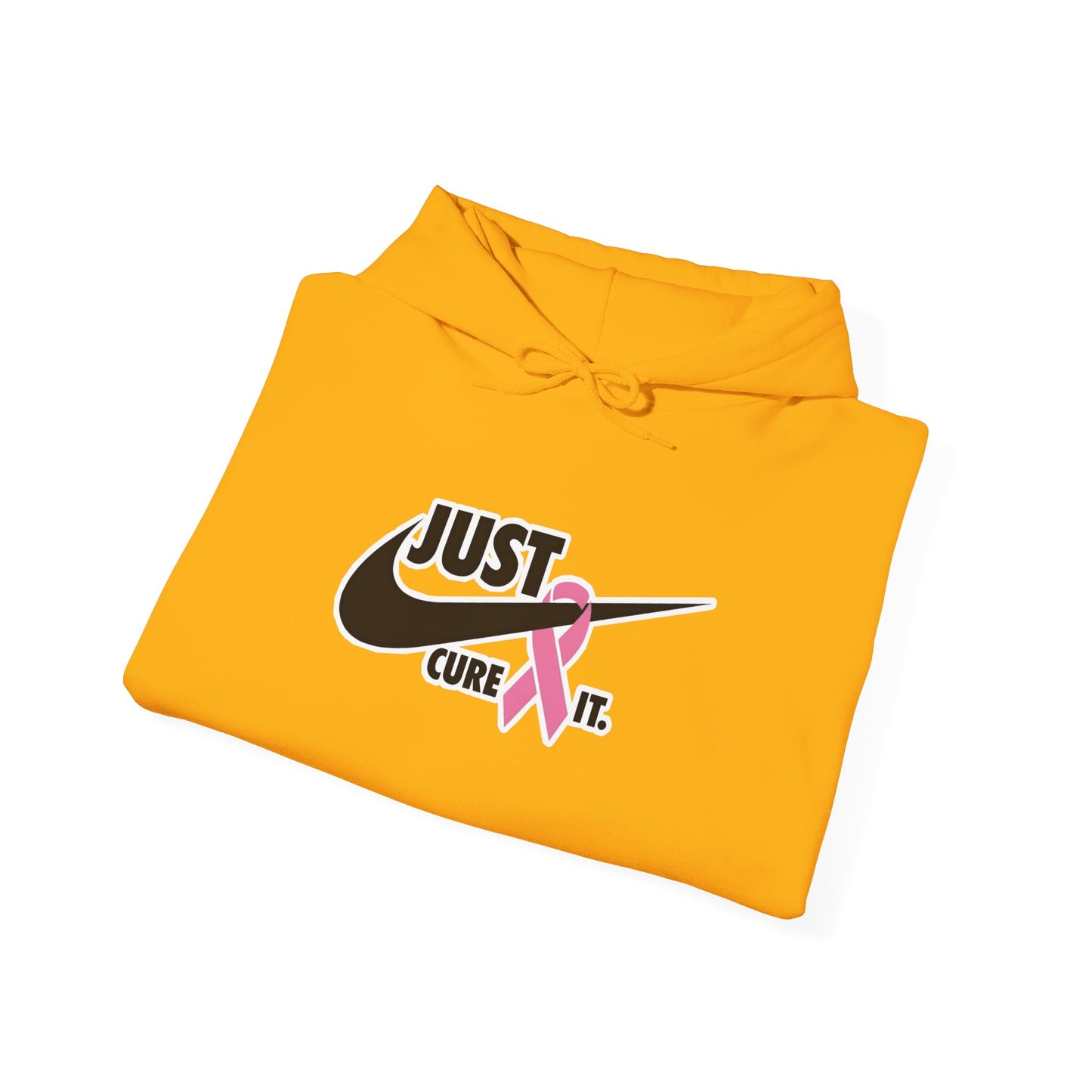 Just Cure It Unisex Hoodie - Support Breast Cancer Awareness