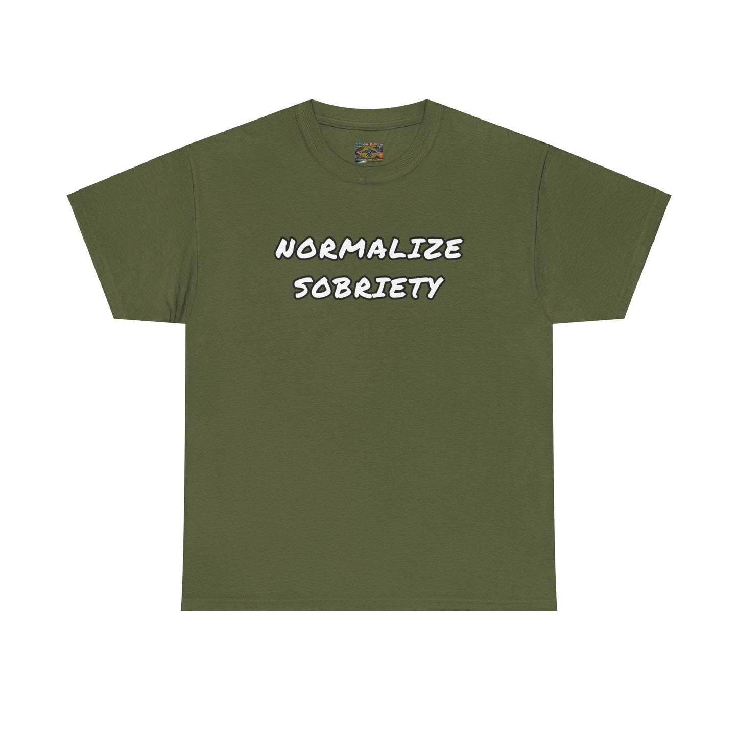 Normalize Sobriety Unisex Heavy Cotton Tee