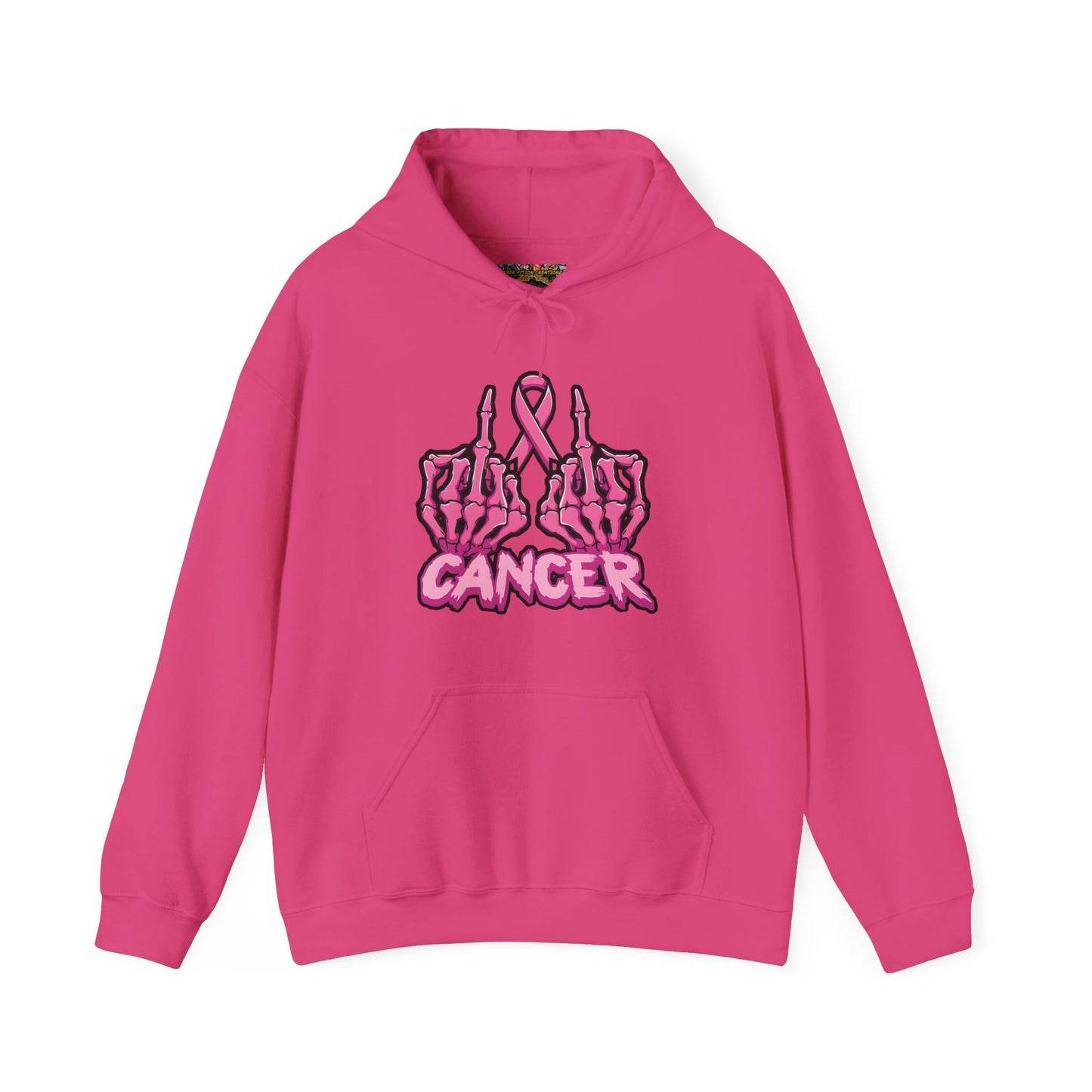 Fk Breast Cancer Hooded Sweatshirt, Supportive Apparel, Gift for Cancer Fighters, Unisex Hoodie, Comfortable & Stylish