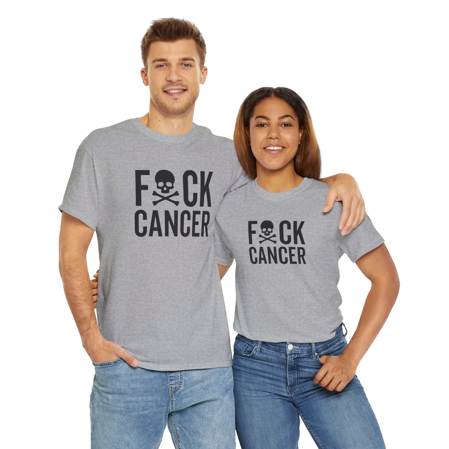 F*ck cancer Unisex Heavy Cotton Tee