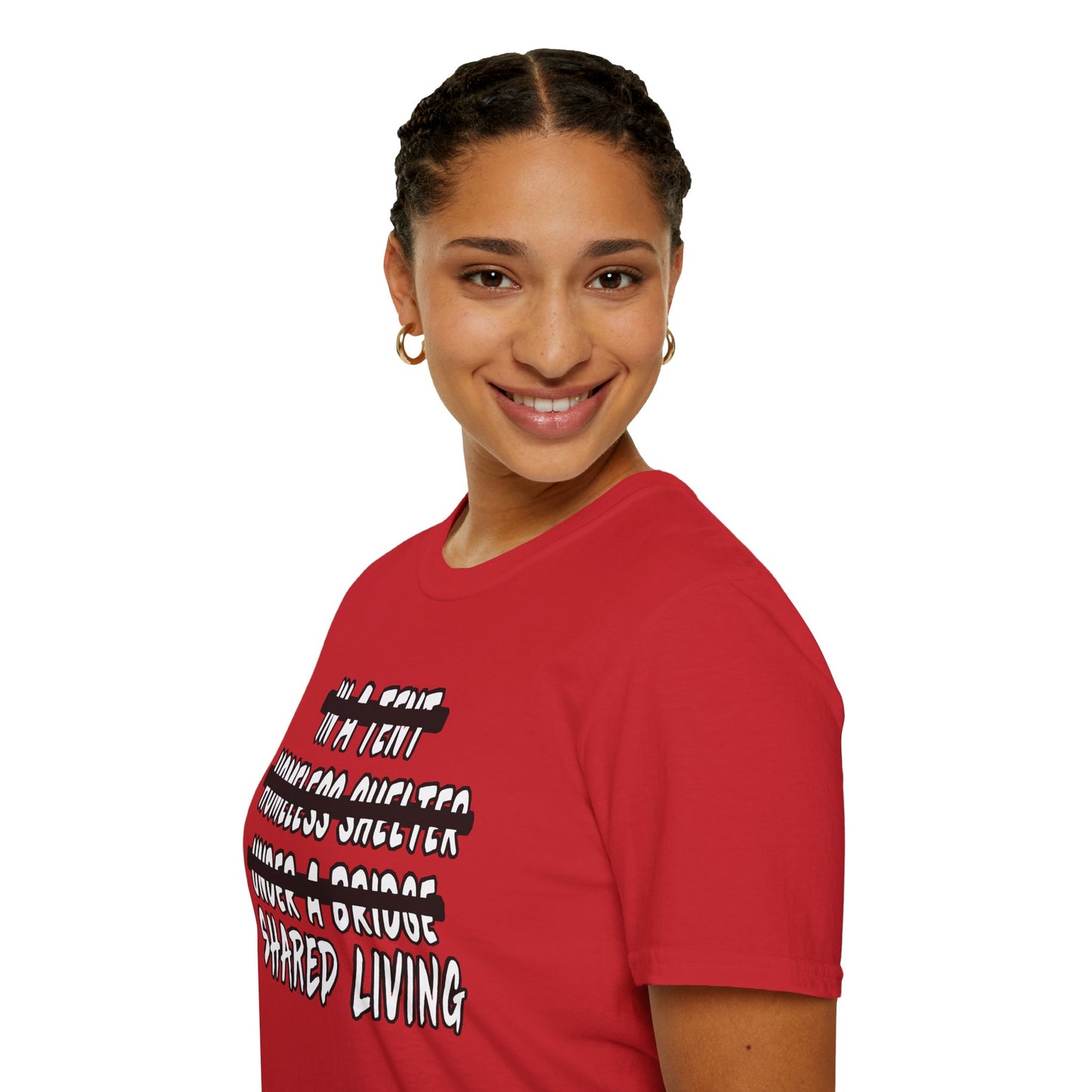 “Shared Living” unisex tee-shirt