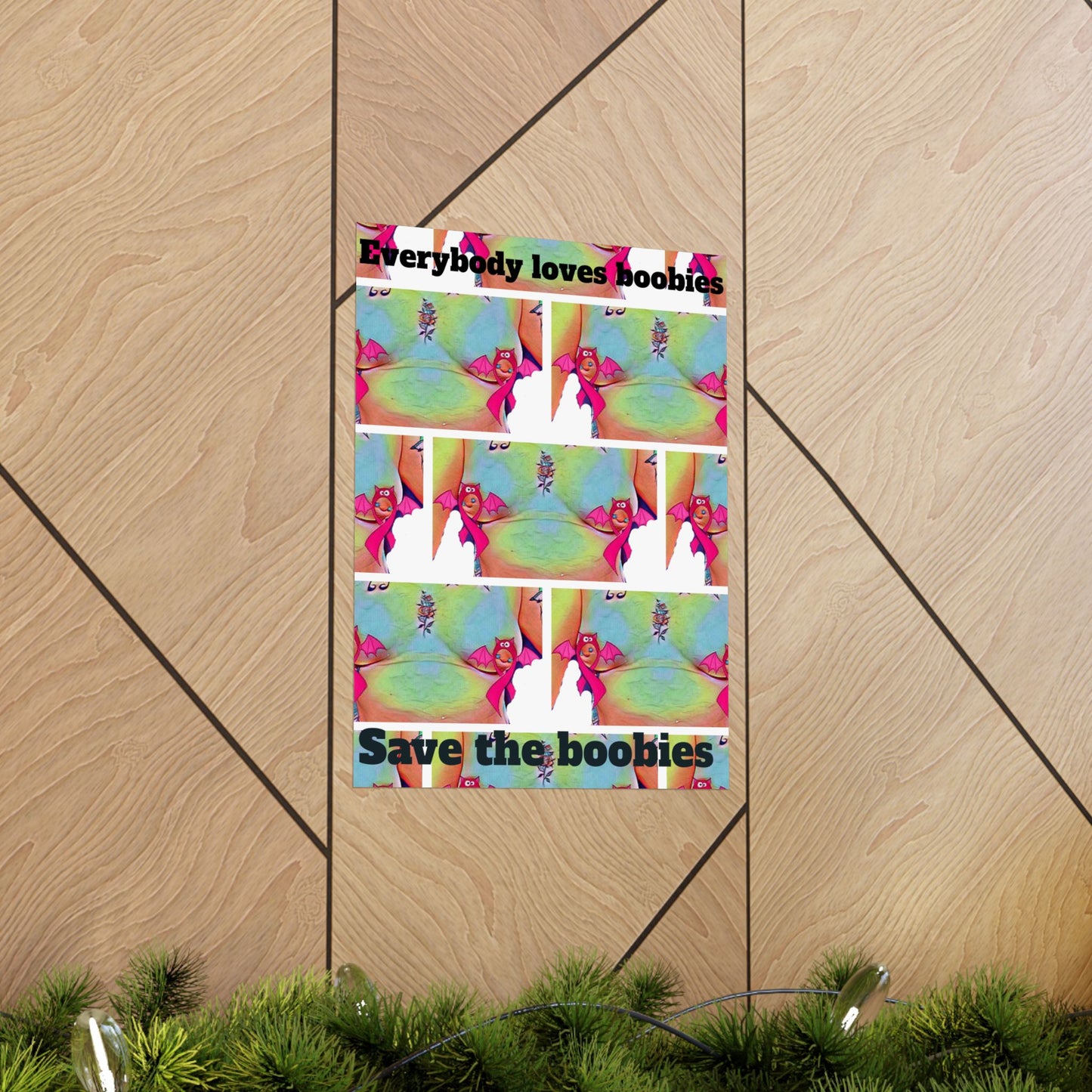 Everybody loves boobies Matte Vertical Posters