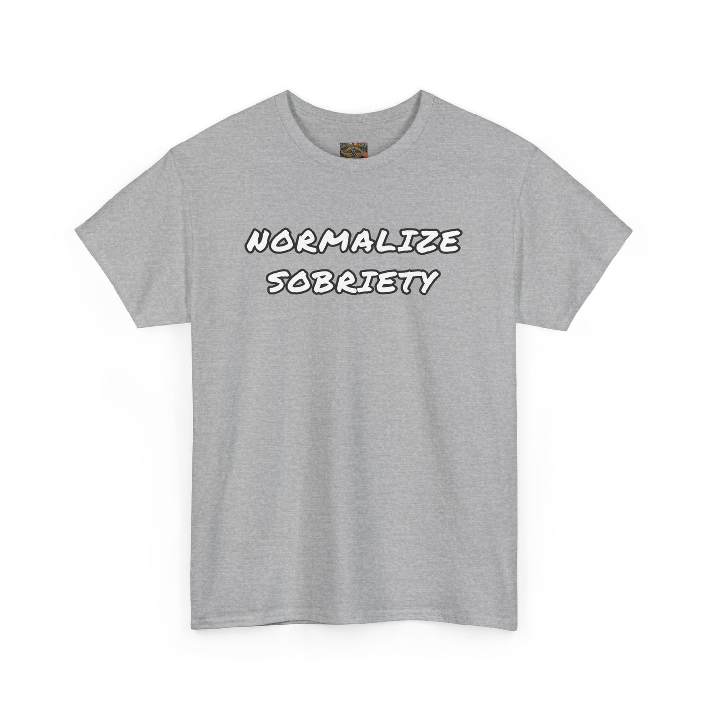 Normalize Sobriety Unisex Heavy Cotton Tee