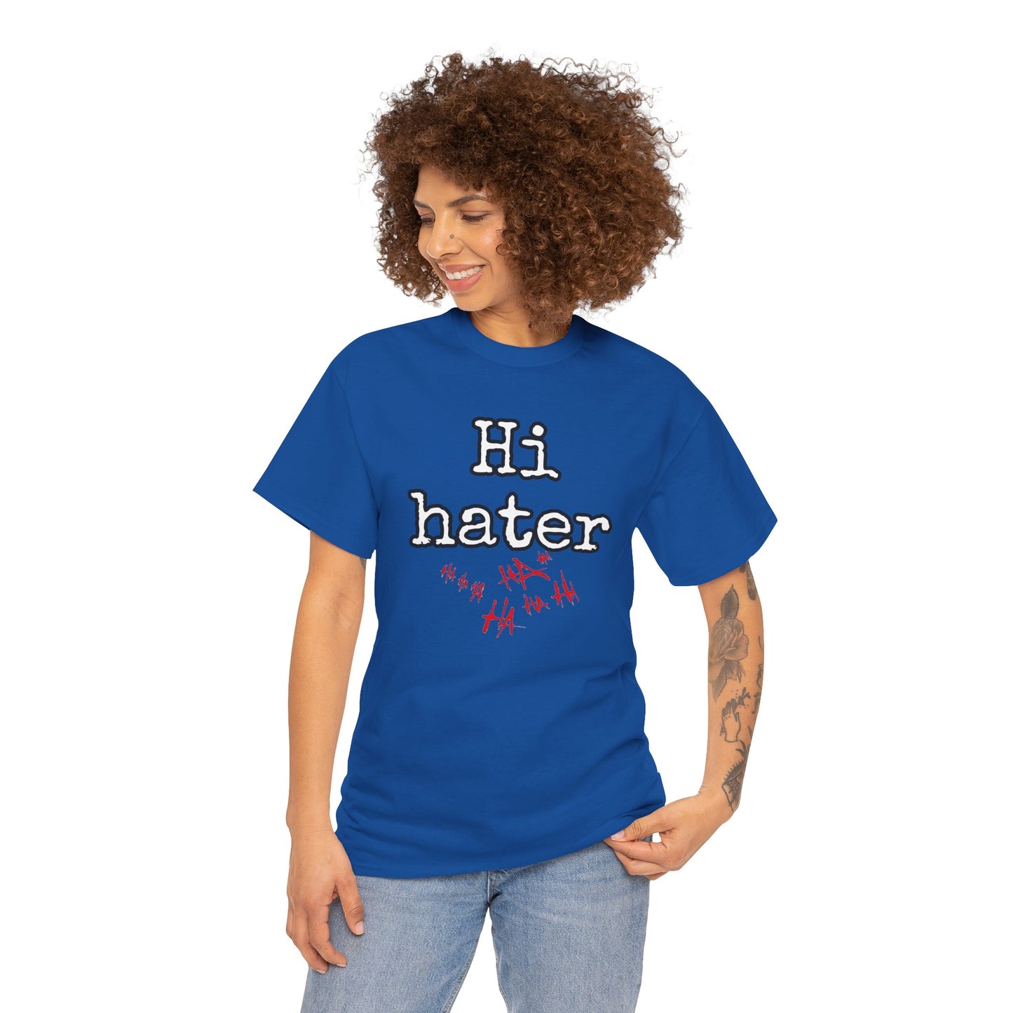 Hi hater Unisex Heavy Cotton Tee