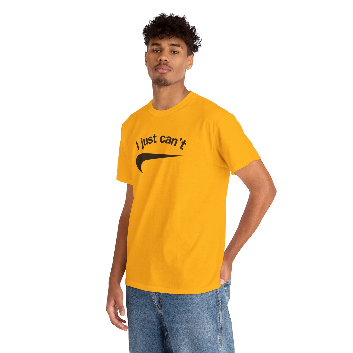 I just can't Unisex Heavy Cotton Tee