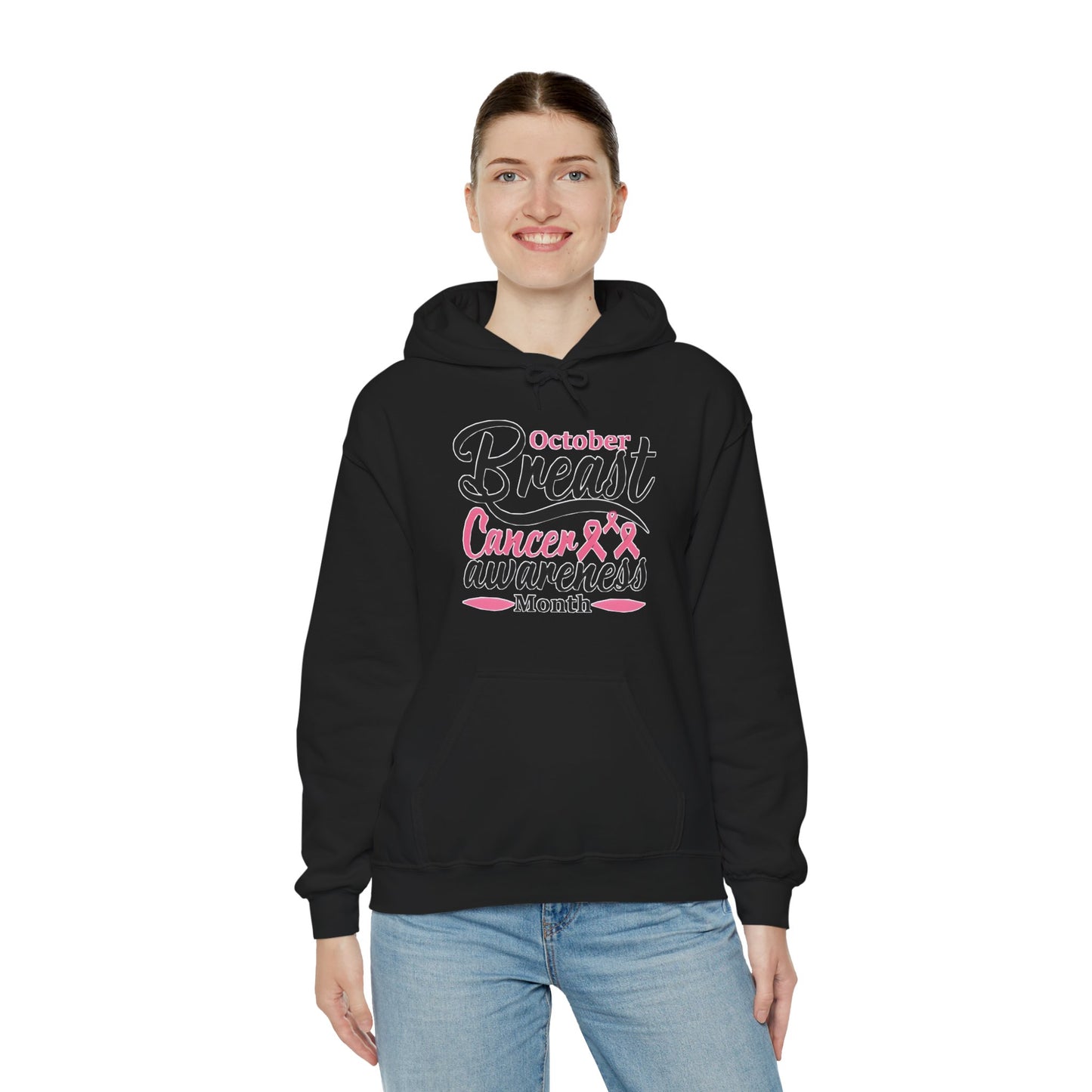 Breast Cancer Awareness Hoodie, October Awareness Sweatshirt, Supportive Apparel, Unisex Fashion, Gift for Her