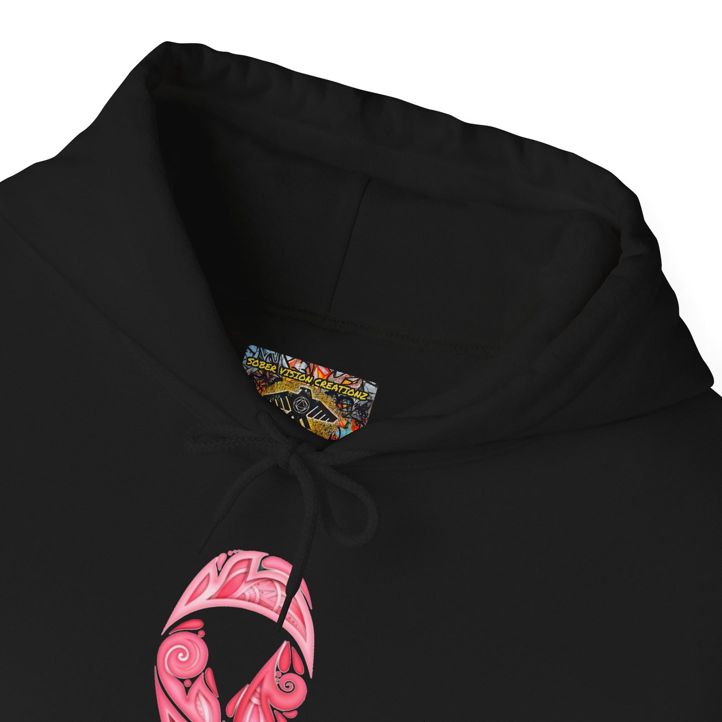 Pink Ribbon Awareness Hoodie - Breast Cancer Support Sweatshirt, Gift for Her, Comfort Wear, Fundraiser Apparel, Cozy Layer