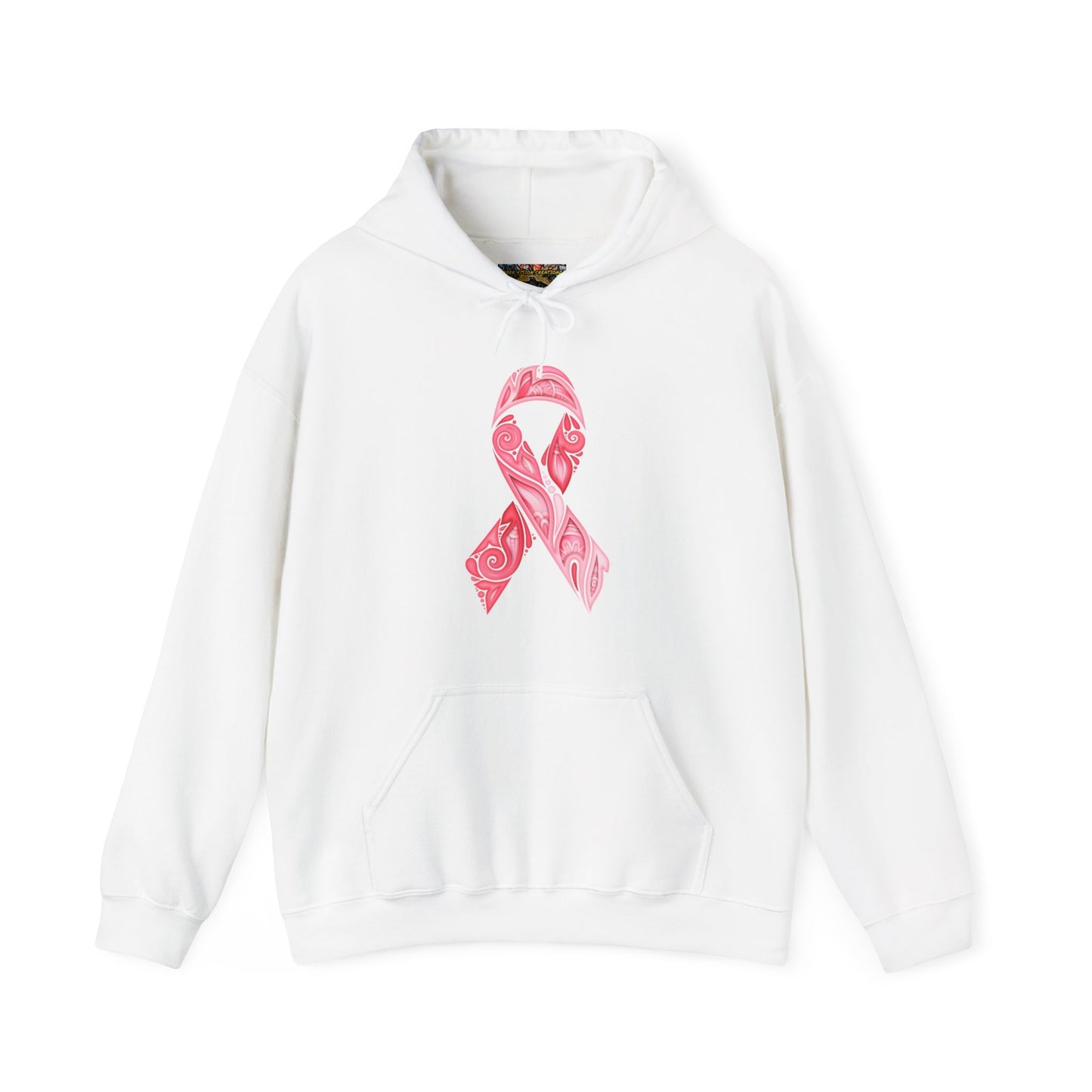 Pink Ribbon Awareness Hoodie - Breast Cancer Support Sweatshirt, Gift for Her, Comfort Wear, Fundraiser Apparel, Cozy Layer