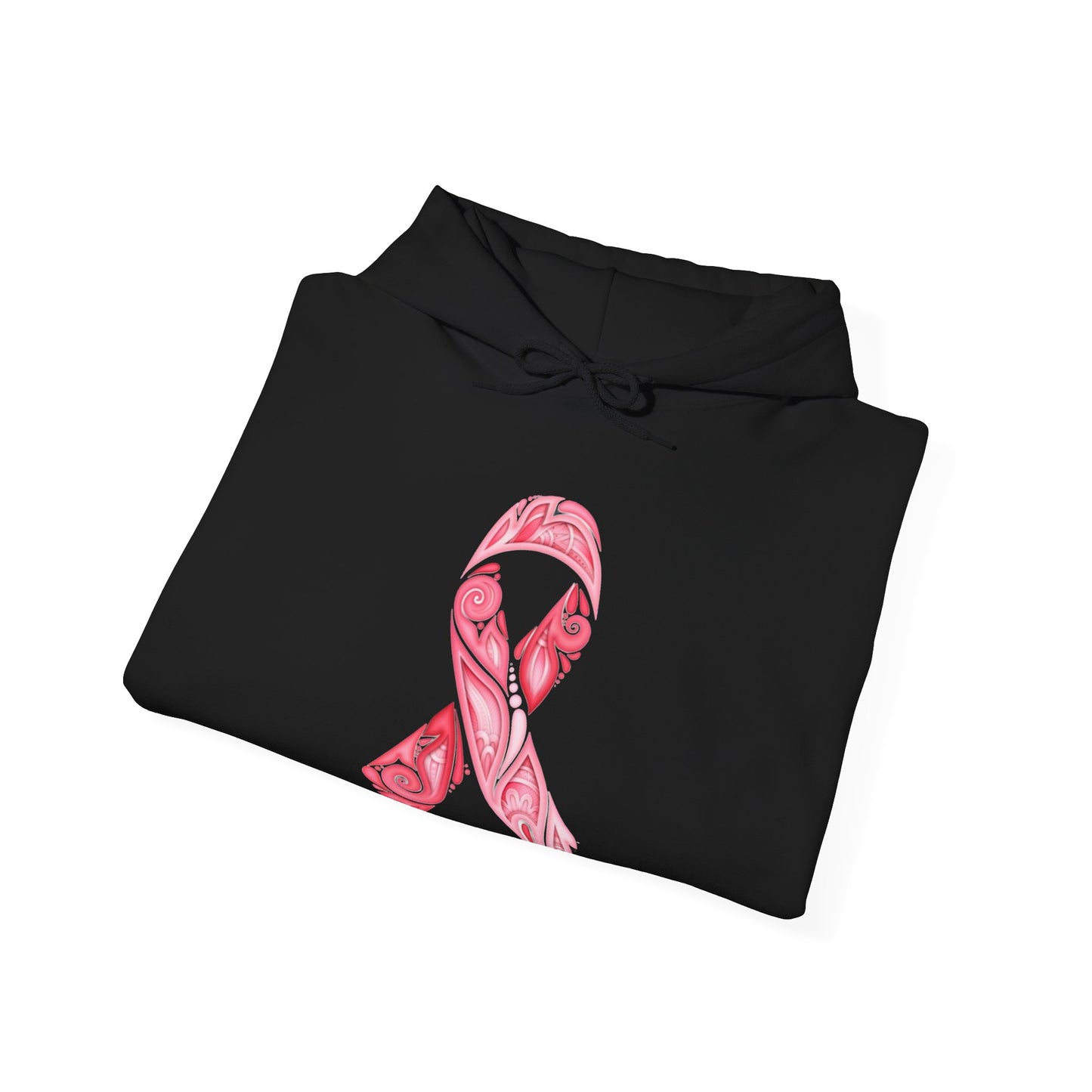 Pink Ribbon Awareness Hoodie - Breast Cancer Support Sweatshirt, Gift for Her, Comfort Wear, Fundraiser Apparel, Cozy Layer