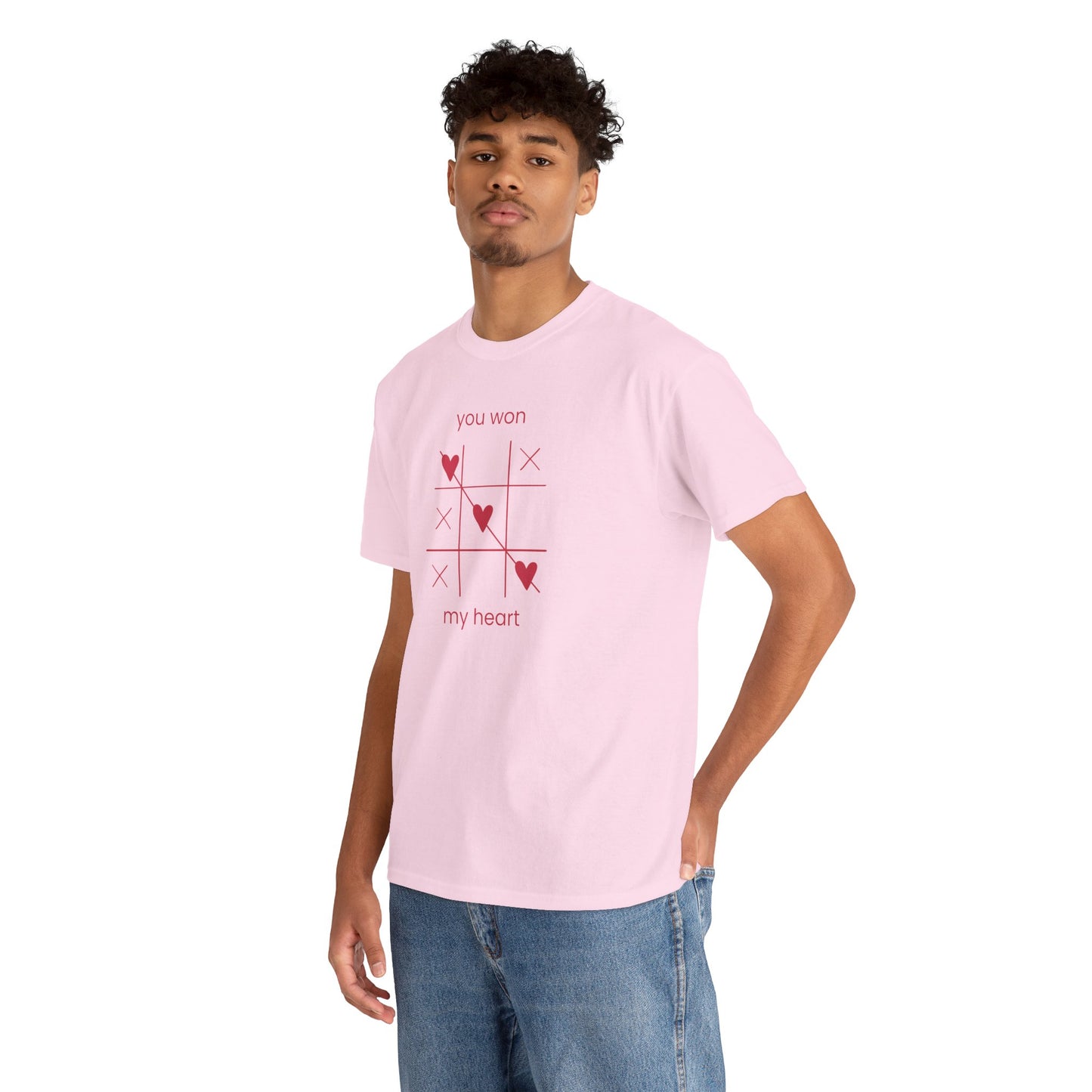 You won my heart Unisex Heavy Cotton Tee