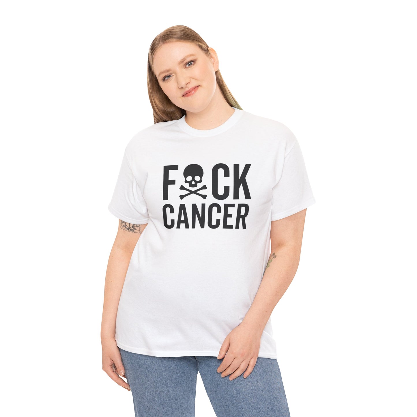 F*ck cancer Unisex Heavy Cotton Tee