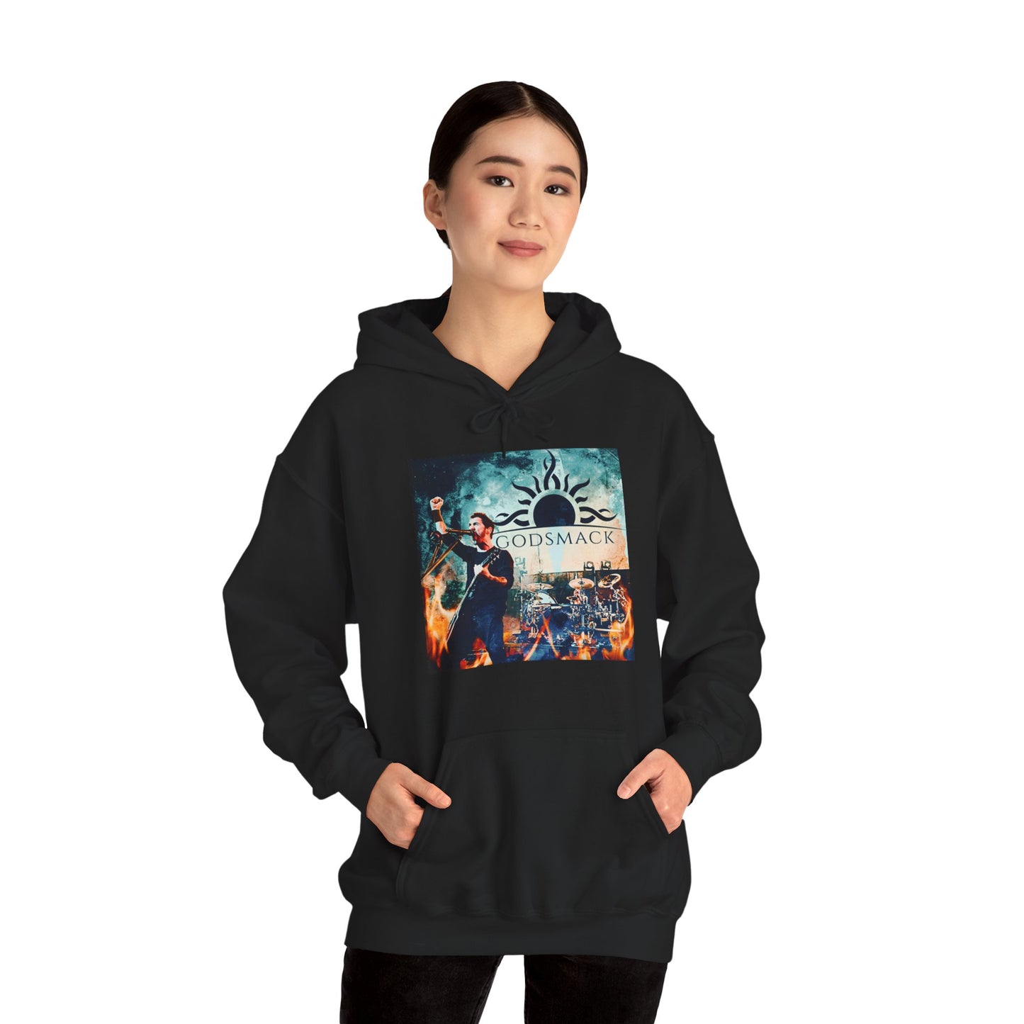 Godsmack Band Hoodie – Rock Concert Logo Pullover