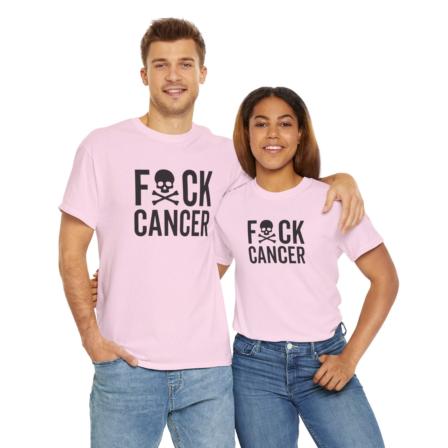 F*ck cancer Unisex Heavy Cotton Tee