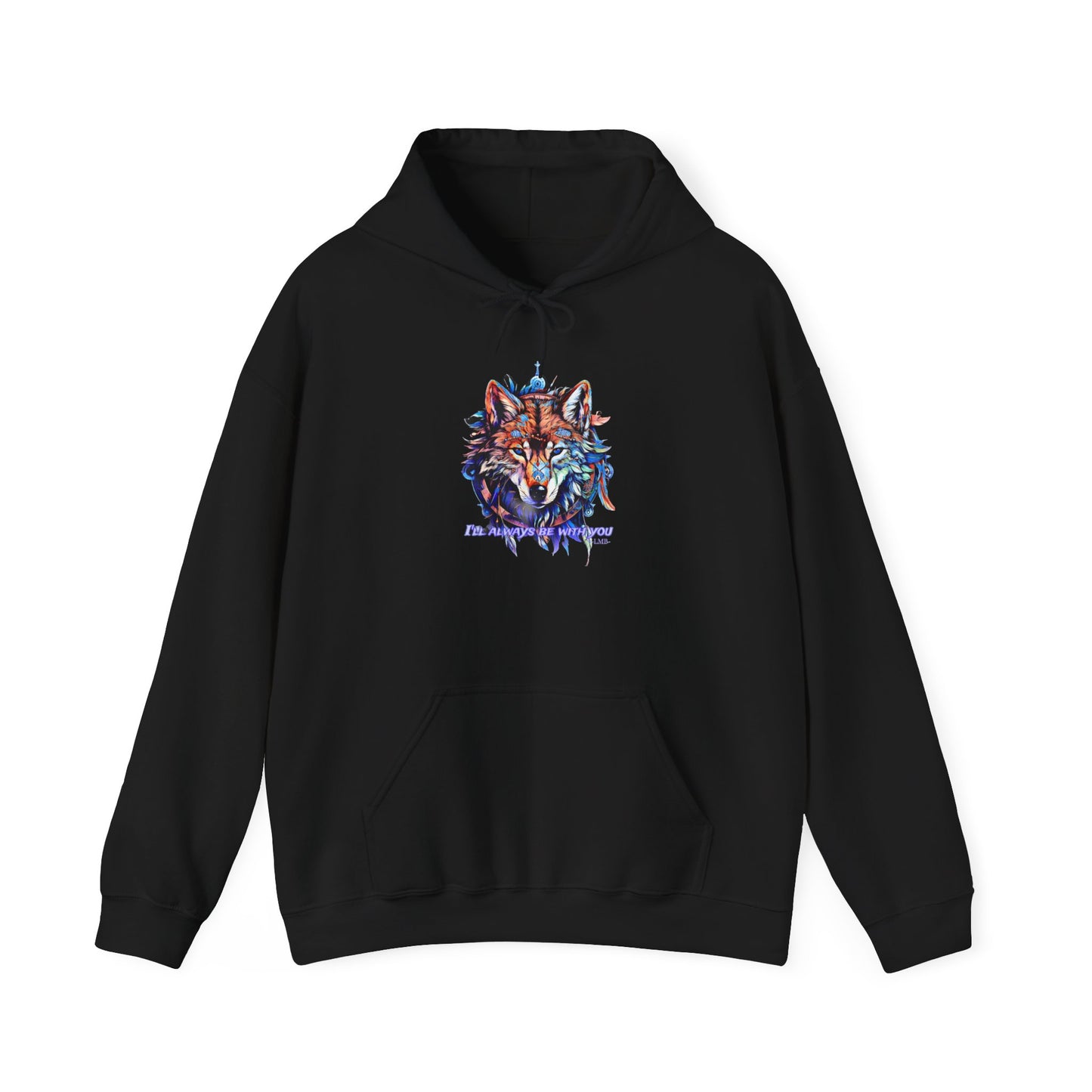 The blue eyed wolf Hooded Sweatshirt