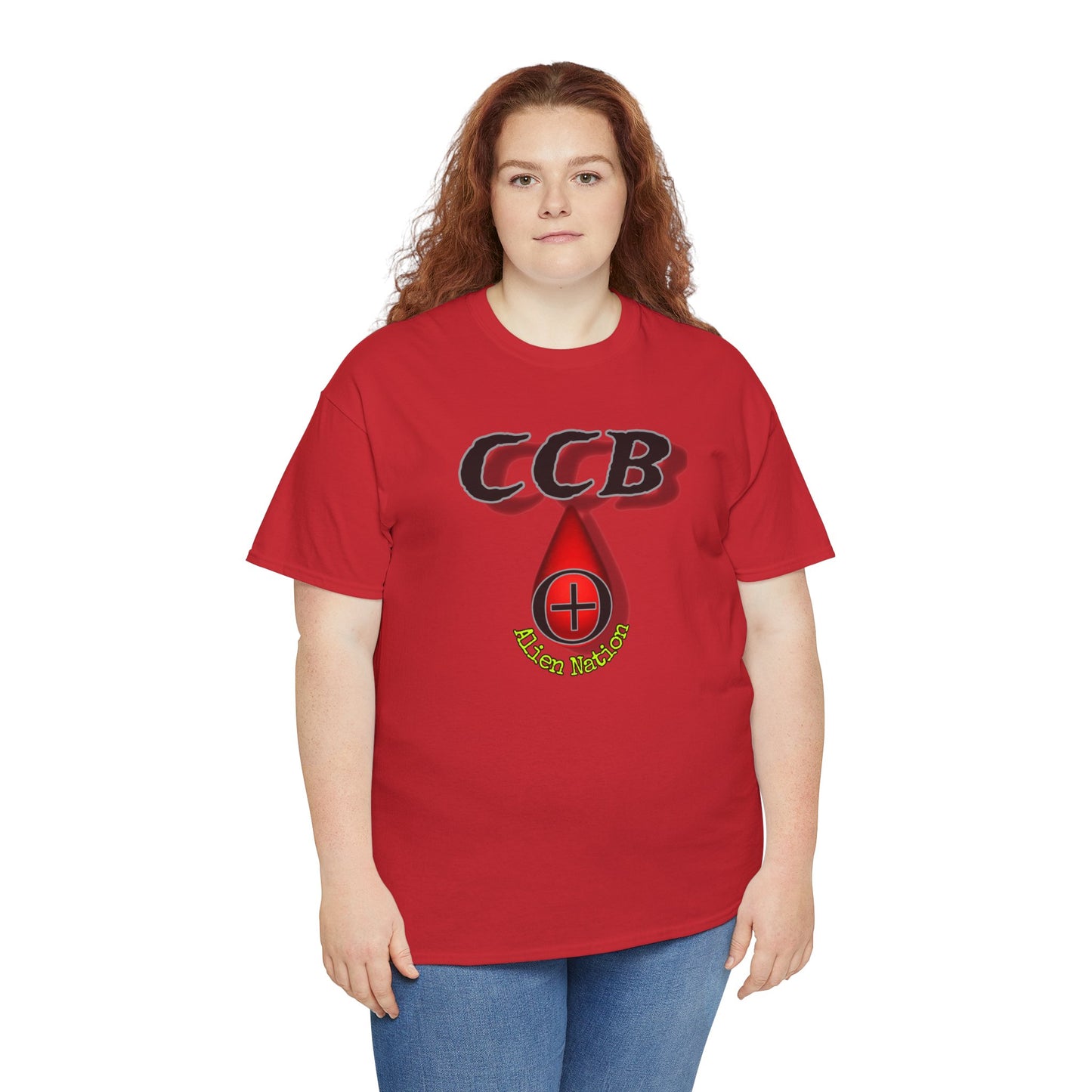 CCB type O positive Unisex Heavy Cotton Tee