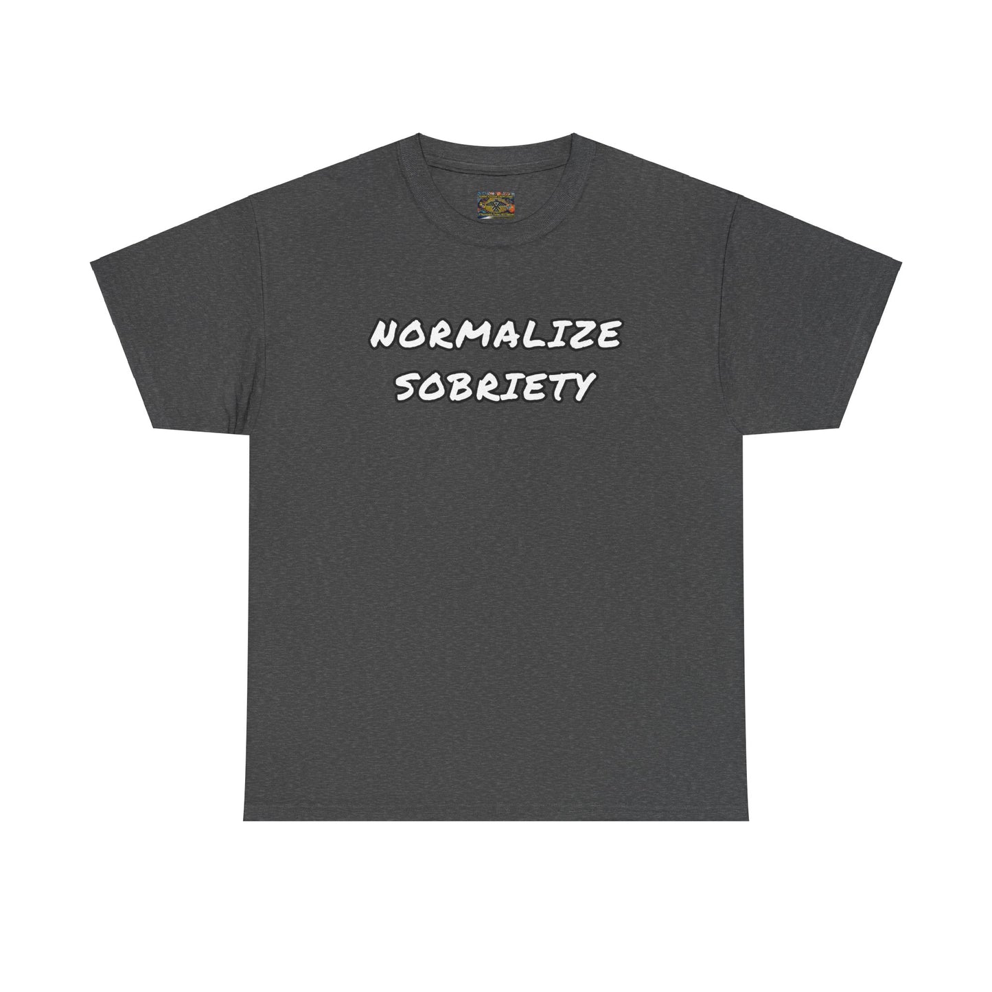 Normalize Sobriety Unisex Heavy Cotton Tee