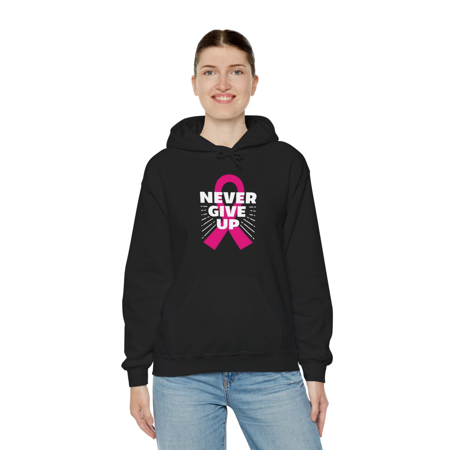 Never Give Up Breast Cancer Awareness Hoodie, Never Give Up Sweatshirt, Unisex Hoodie, Supportive Gift, Pink Ribbon Sweatshirt, Breast Cancer [...]