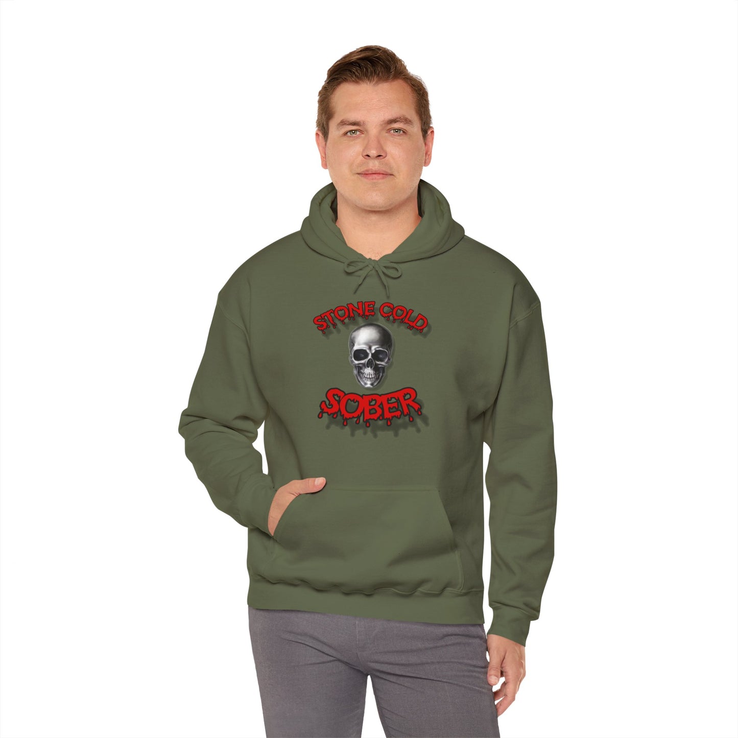 Stone Cold Sober Unisex Heavy Blend™ Hooded Sweatshirt