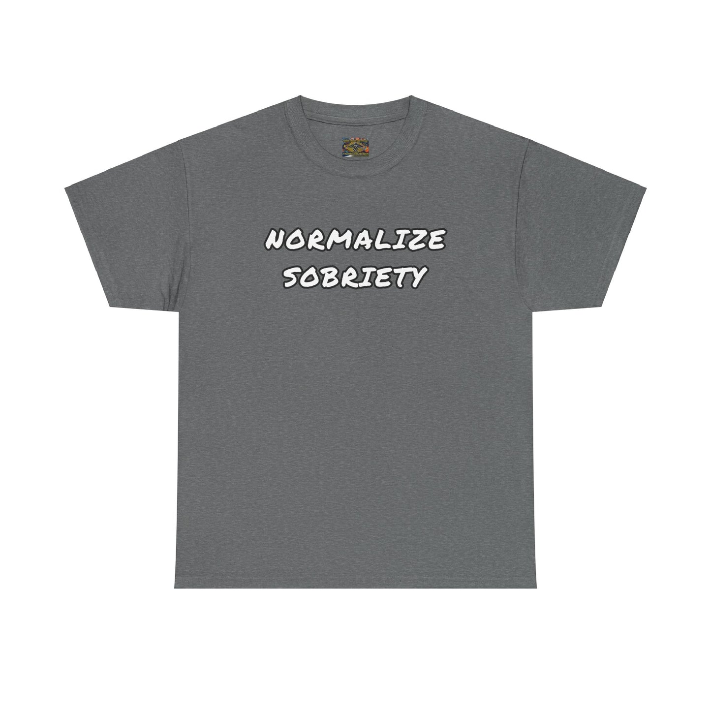 Normalize Sobriety Unisex Heavy Cotton Tee