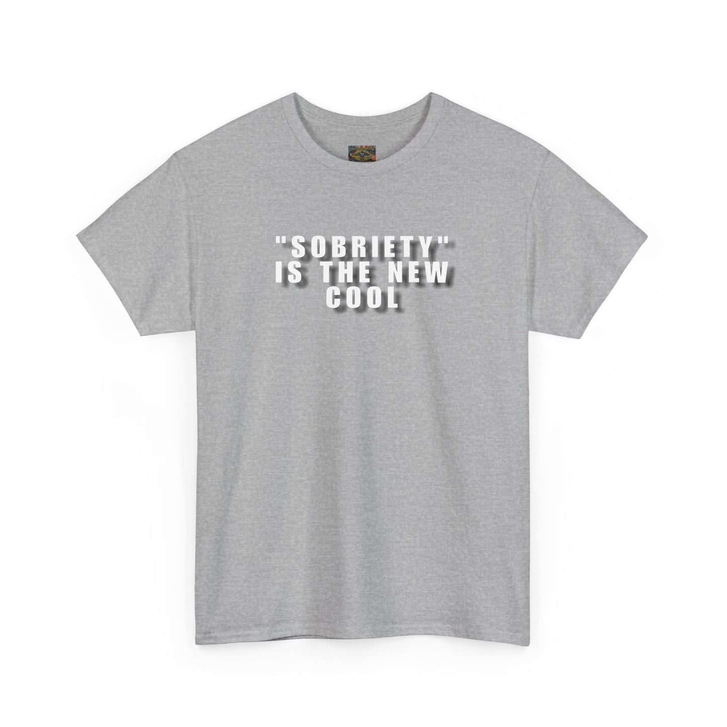 Sobriety is the new cool Unisex Heavy Cotton Tee