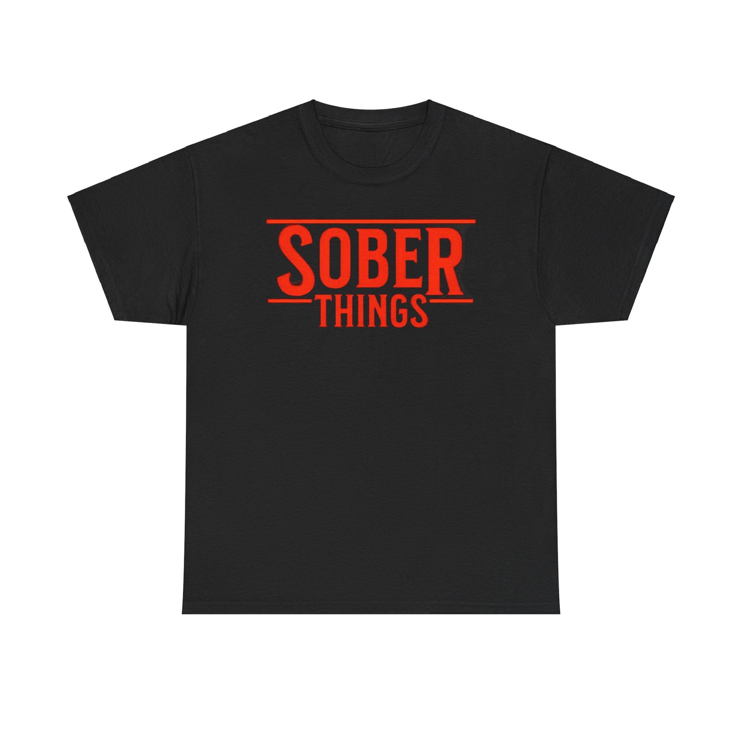 Sober Things Unisex Heavy Cotton Tee