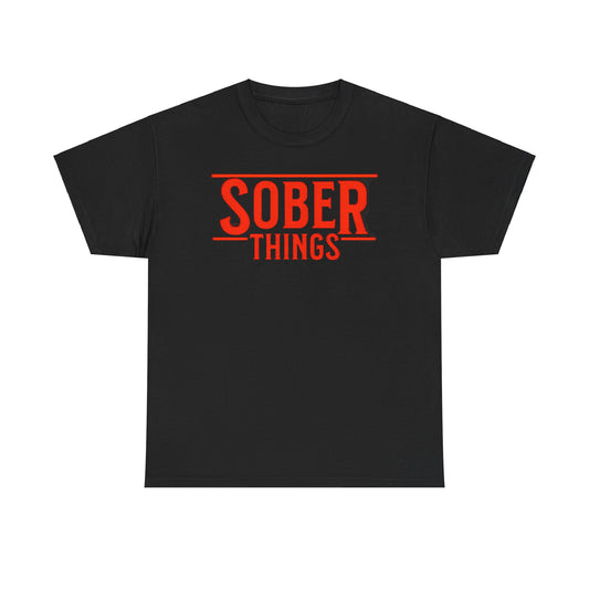 Sober Things Unisex Heavy Cotton Tee