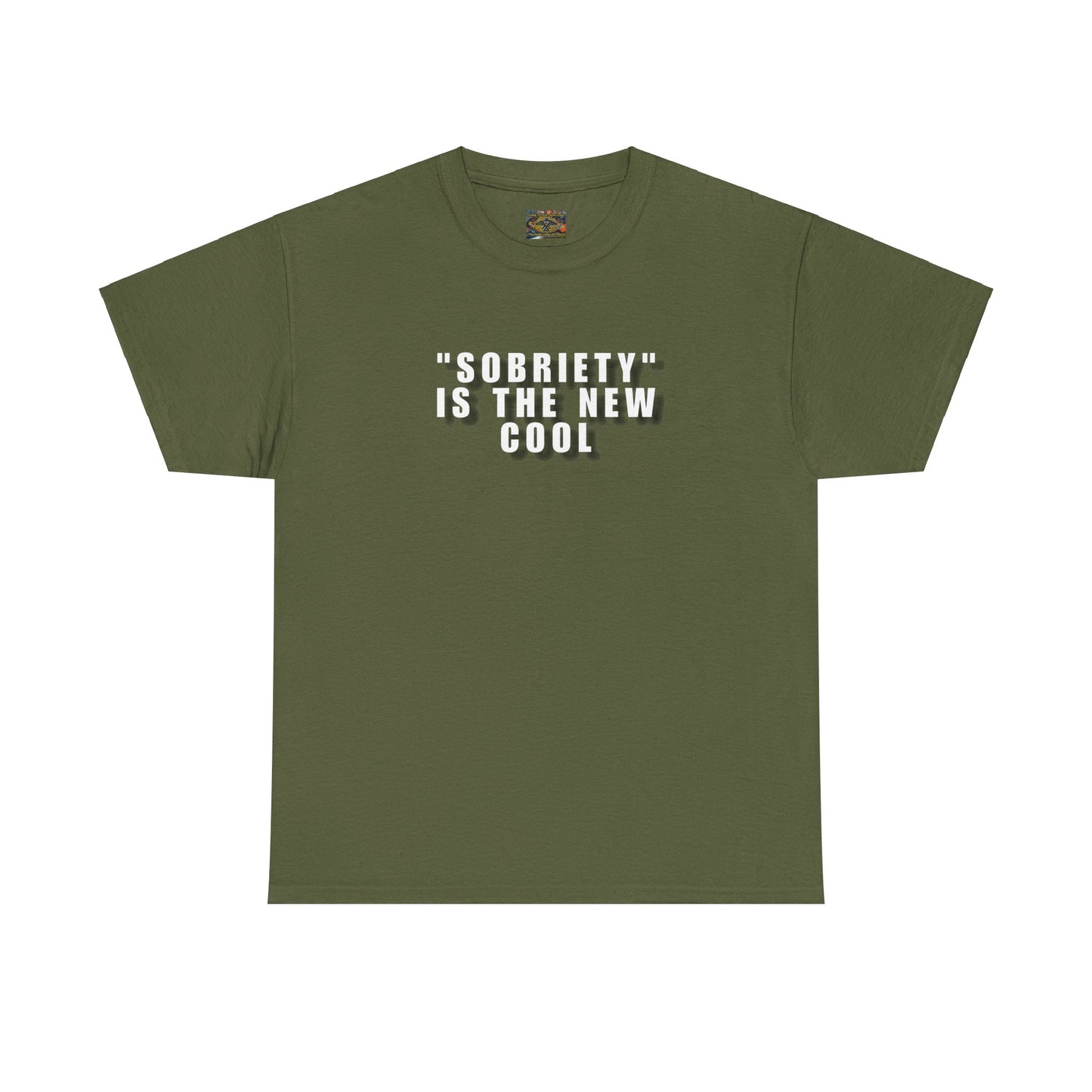 Sobriety is the new cool Unisex Heavy Cotton Tee