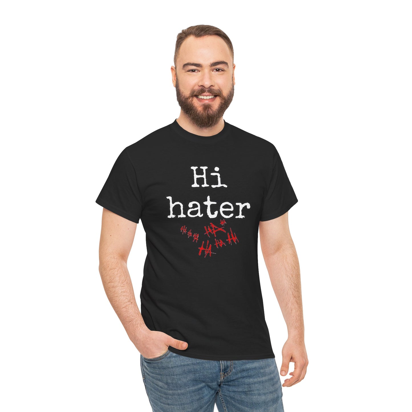 Hi hater Unisex Heavy Cotton Tee