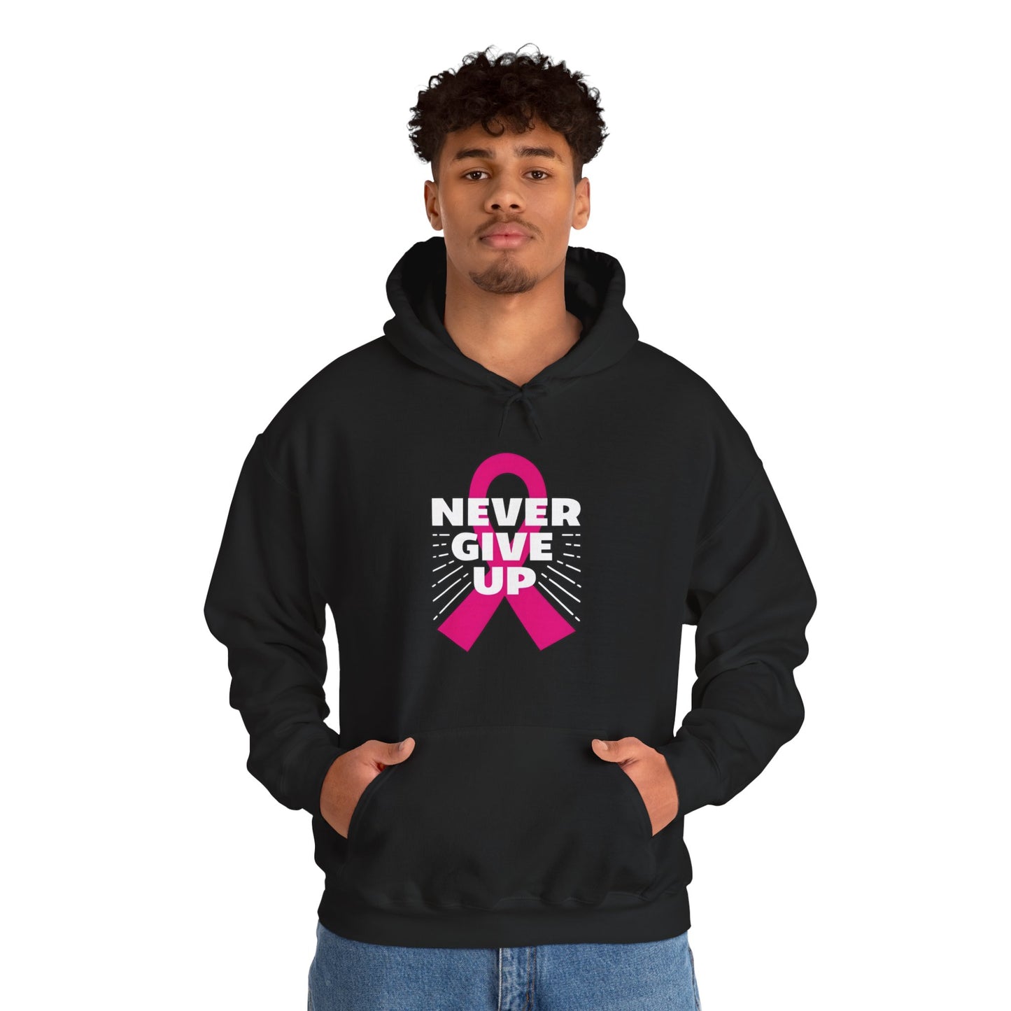 Never Give Up Breast Cancer Awareness Hoodie, Never Give Up Sweatshirt, Unisex Hoodie, Supportive Gift, Pink Ribbon Sweatshirt, Breast Cancer [...]